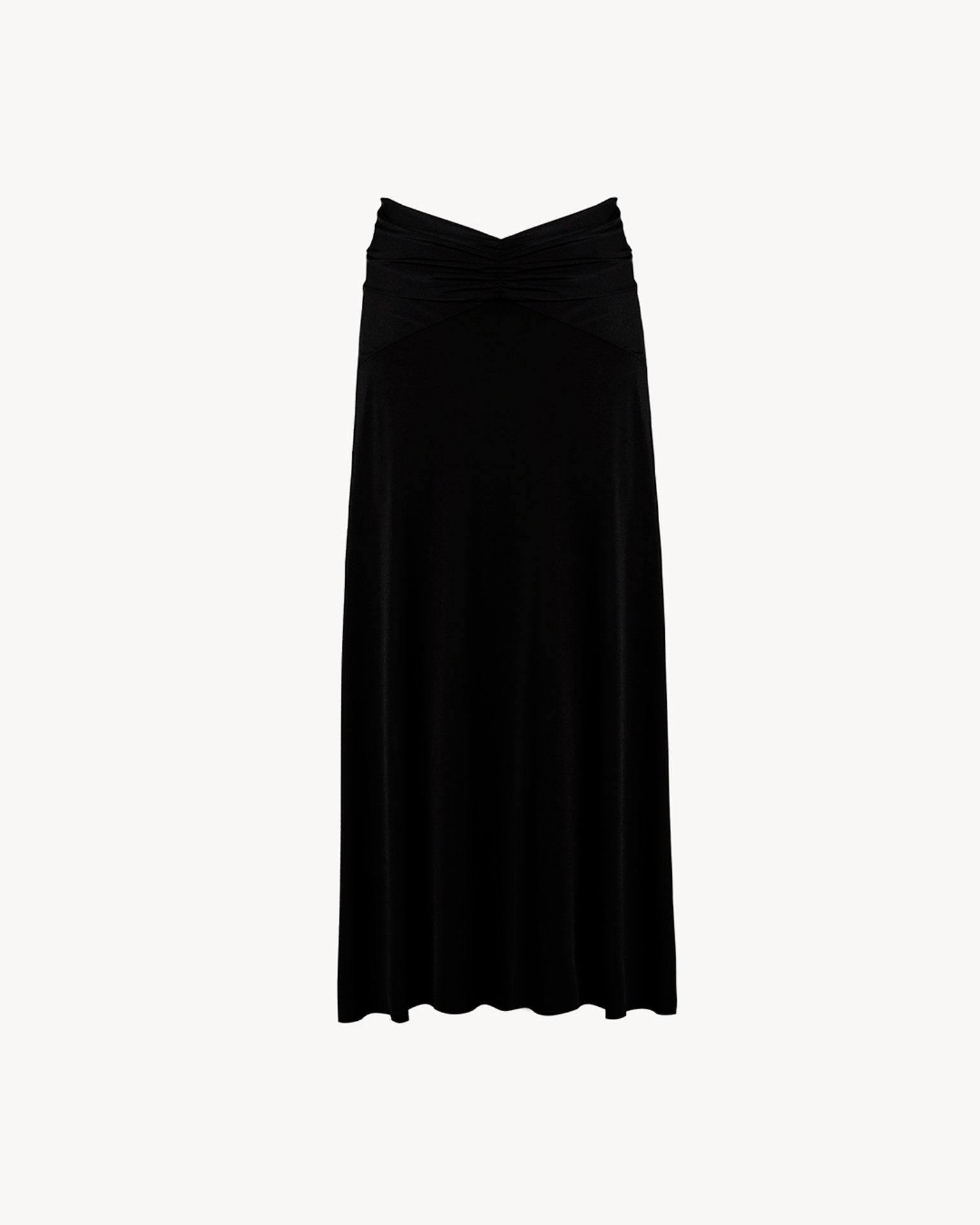 The Butterfly Skirt Midi Lycra Black