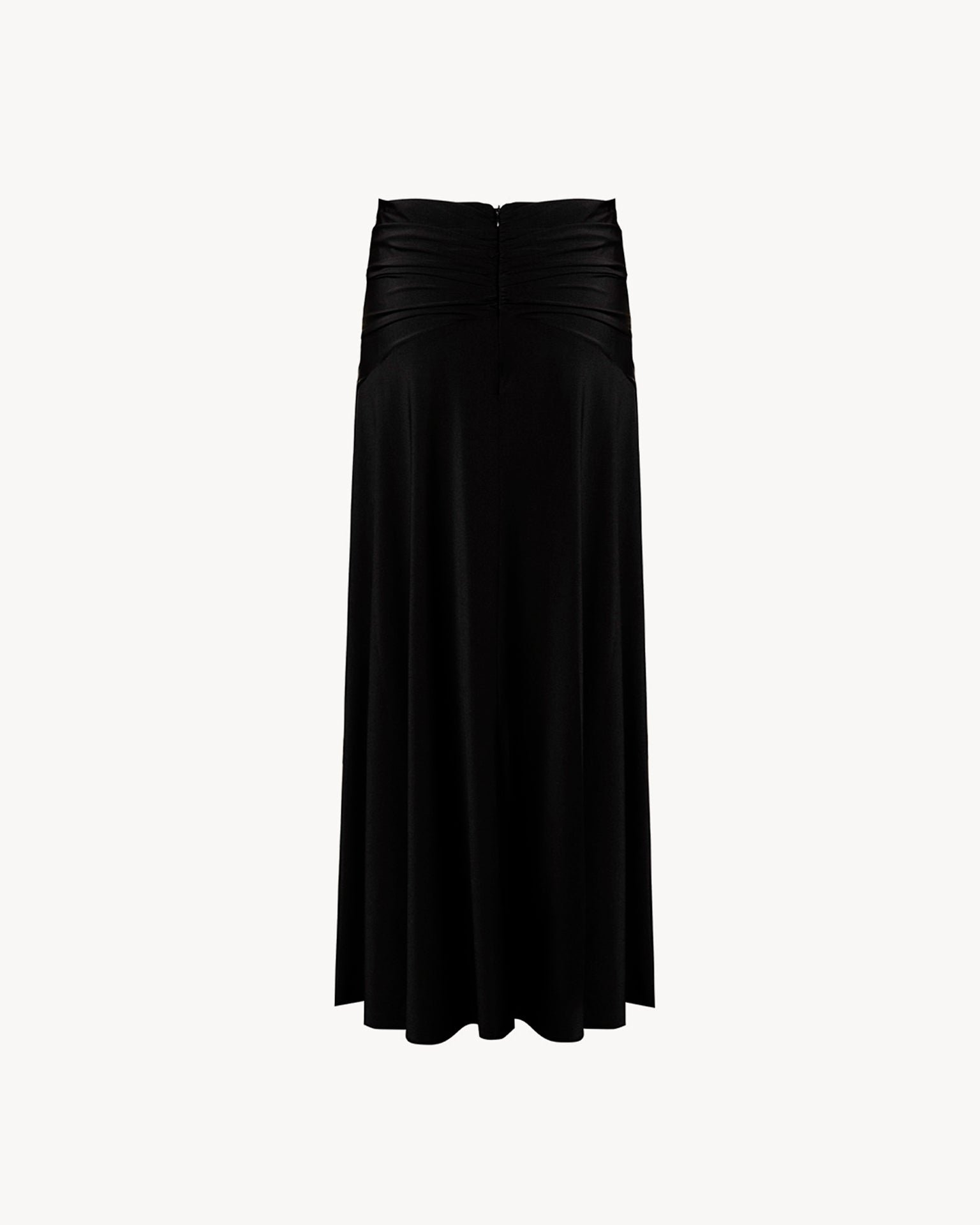The Butterfly Skirt Midi Lycra Black