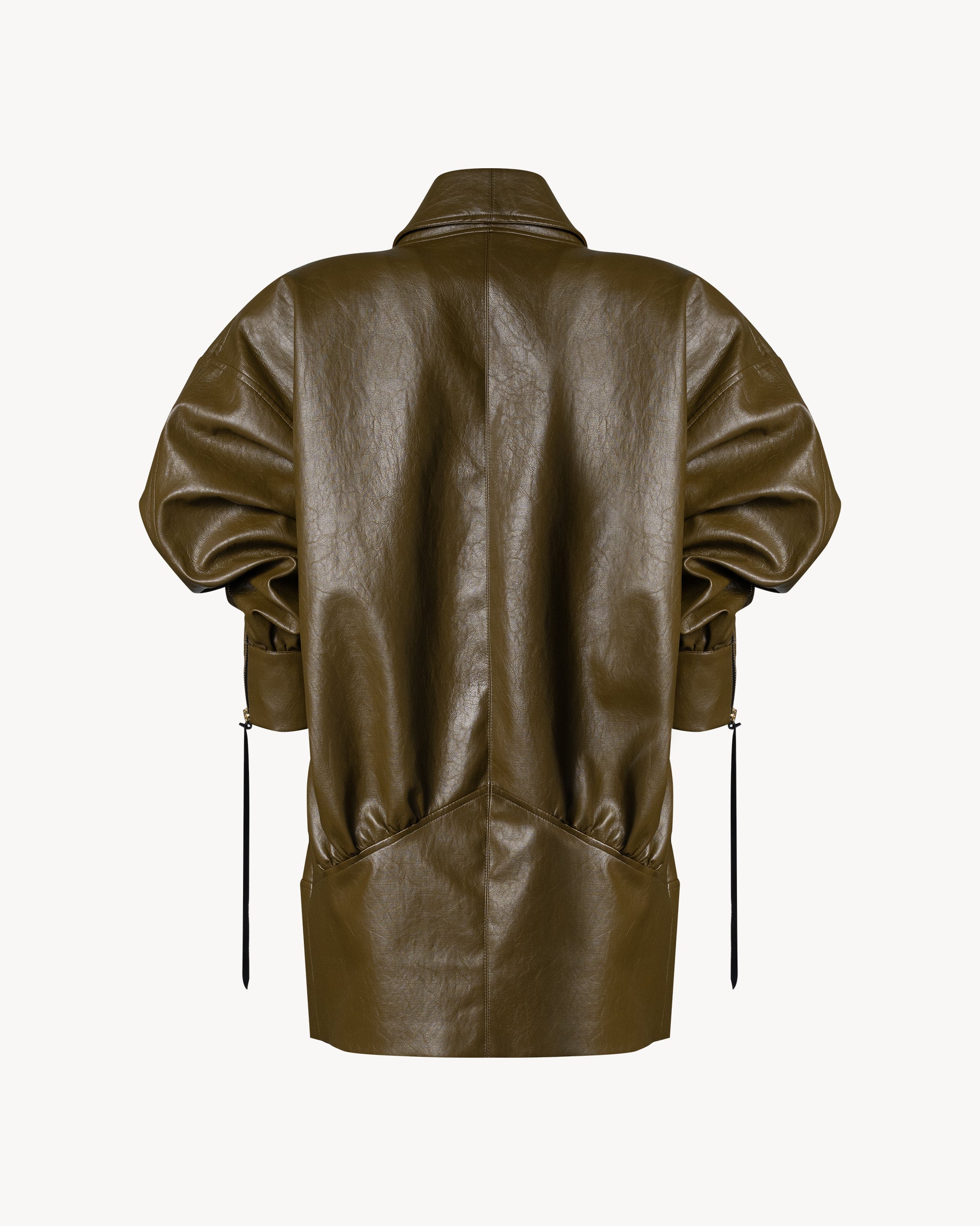 The Virgo Olive Brushed Leather