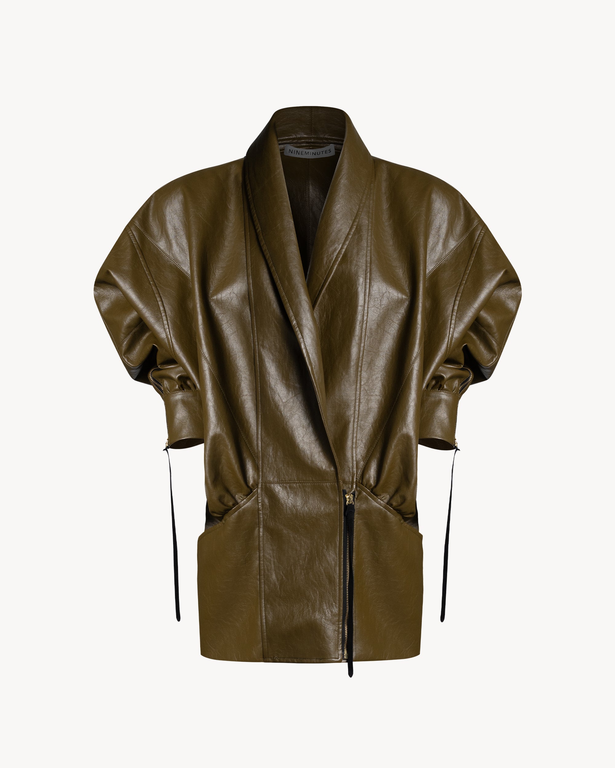 The Virgo Olive Brushed Leather