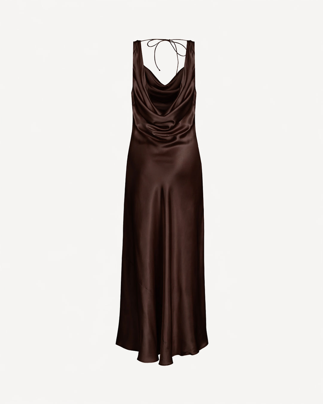 The Amelia Satin Cioccolato