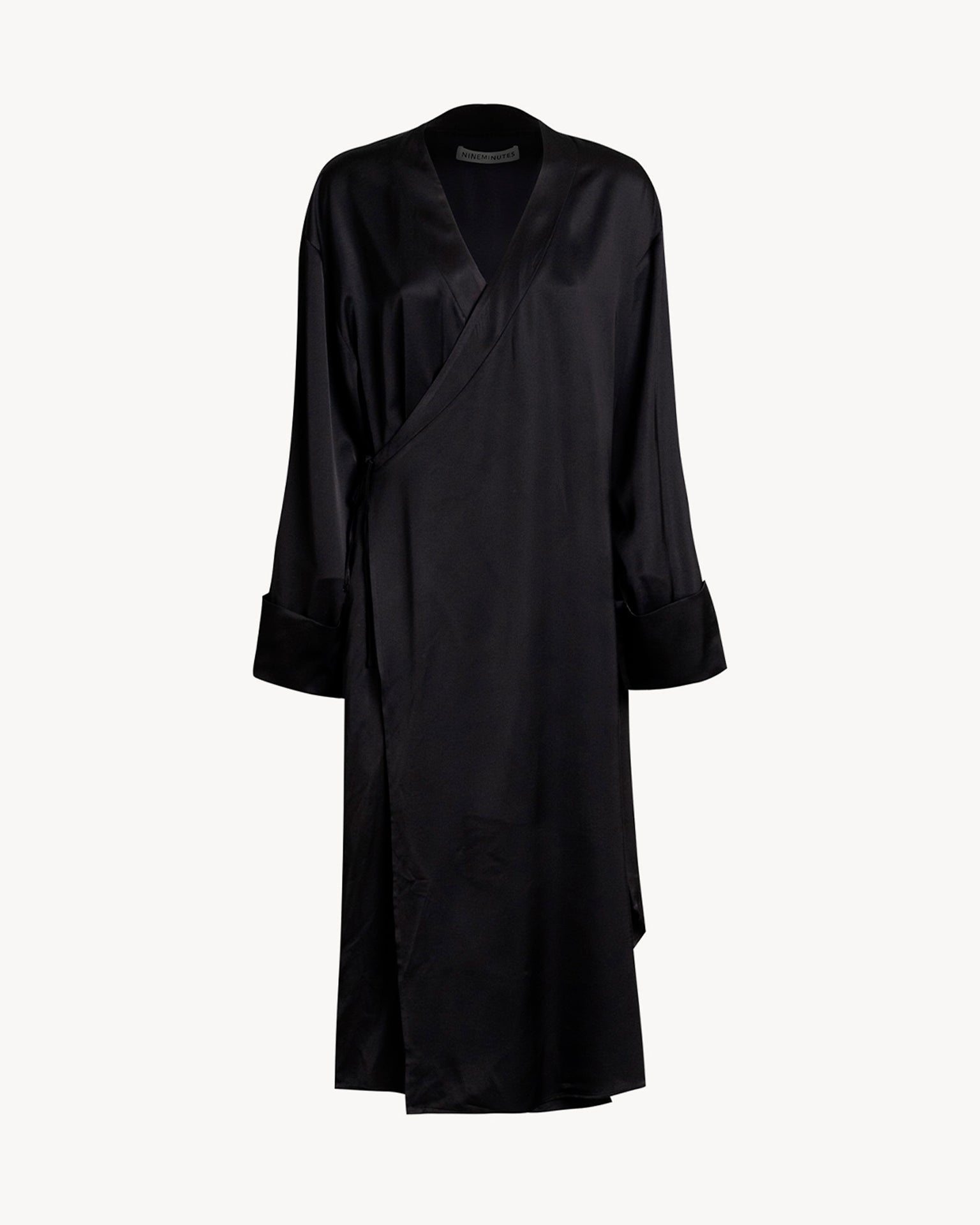 The Asia Dress Satin Black