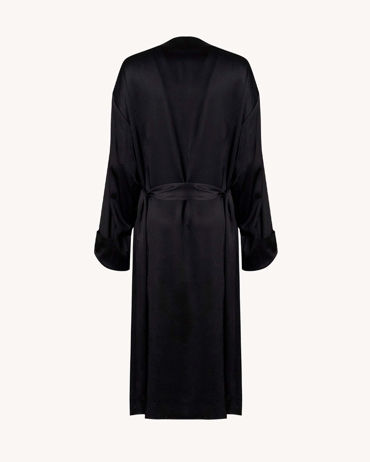 The Asia Dress Satin Black