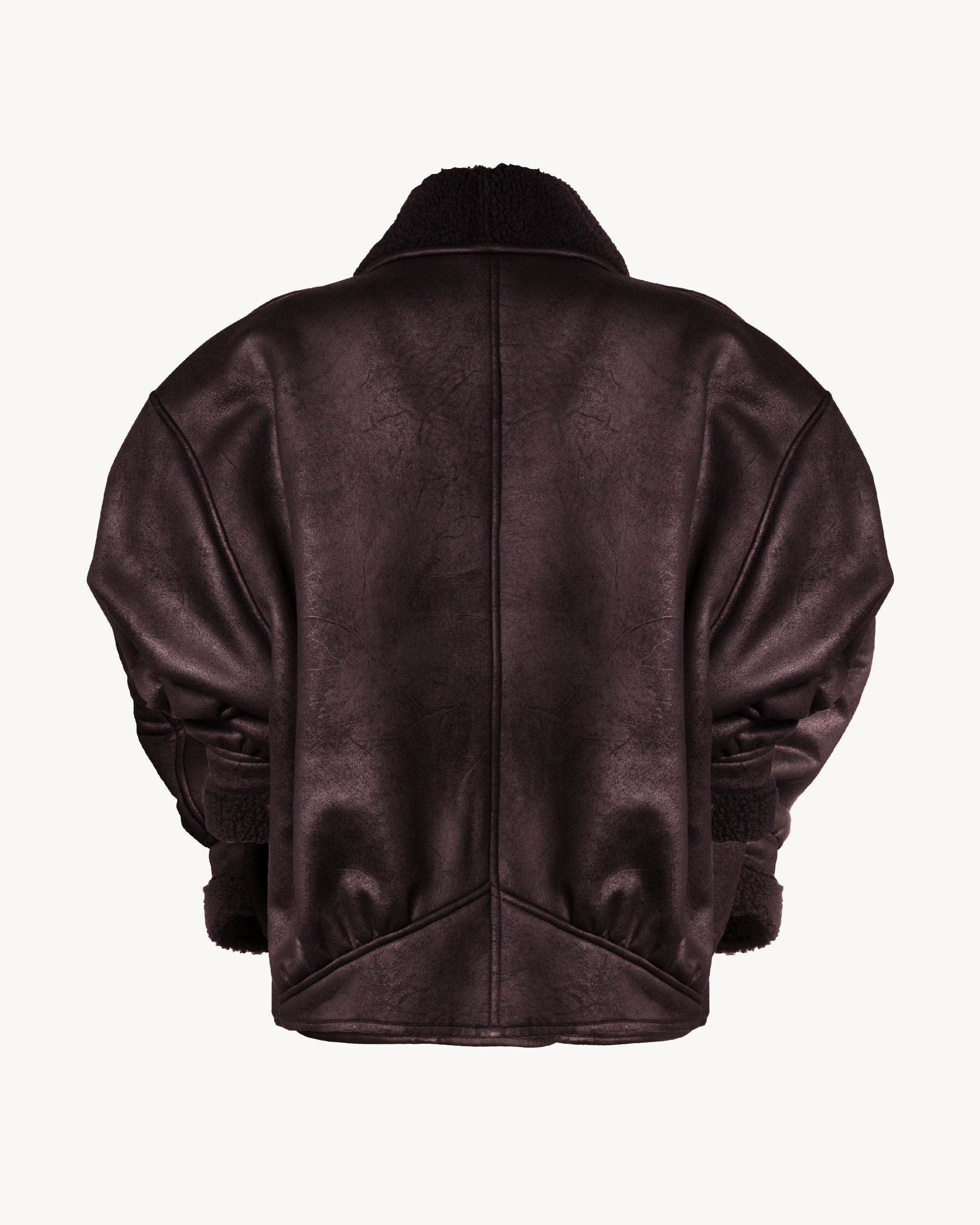 The Classic Shearling Crop Black 