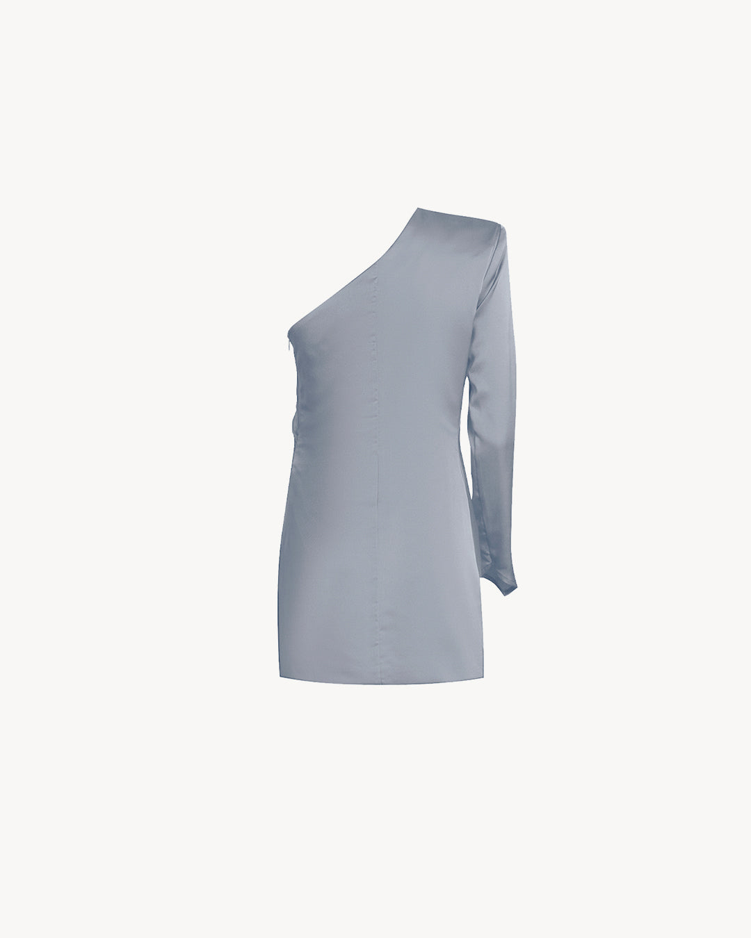 The Febe Satin Light Grey