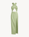 The Hana Satin Cream Lime