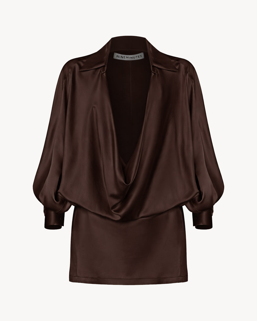 The Mona Mini Satin Cioccolato
