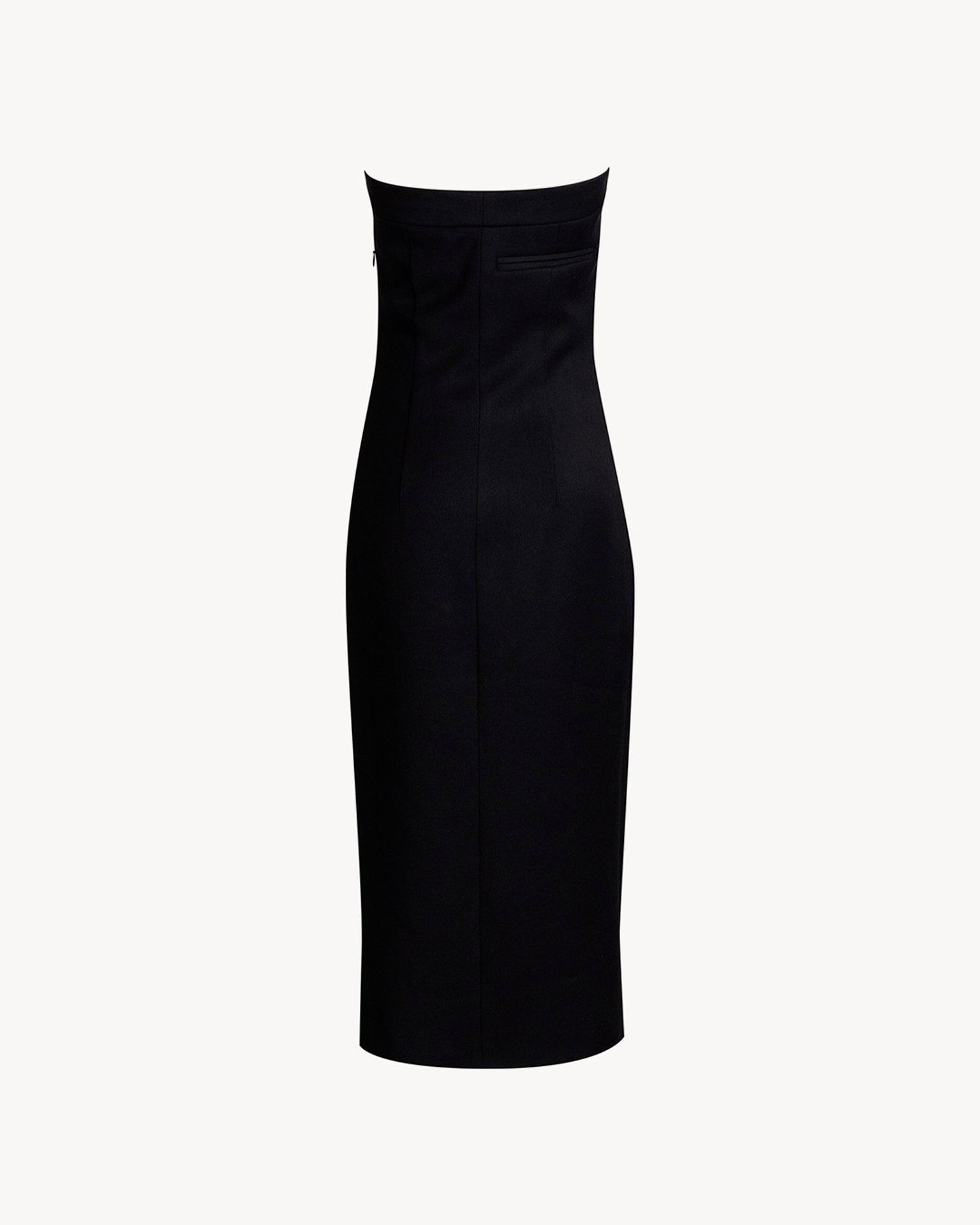The Victoria Dress Flanel Black