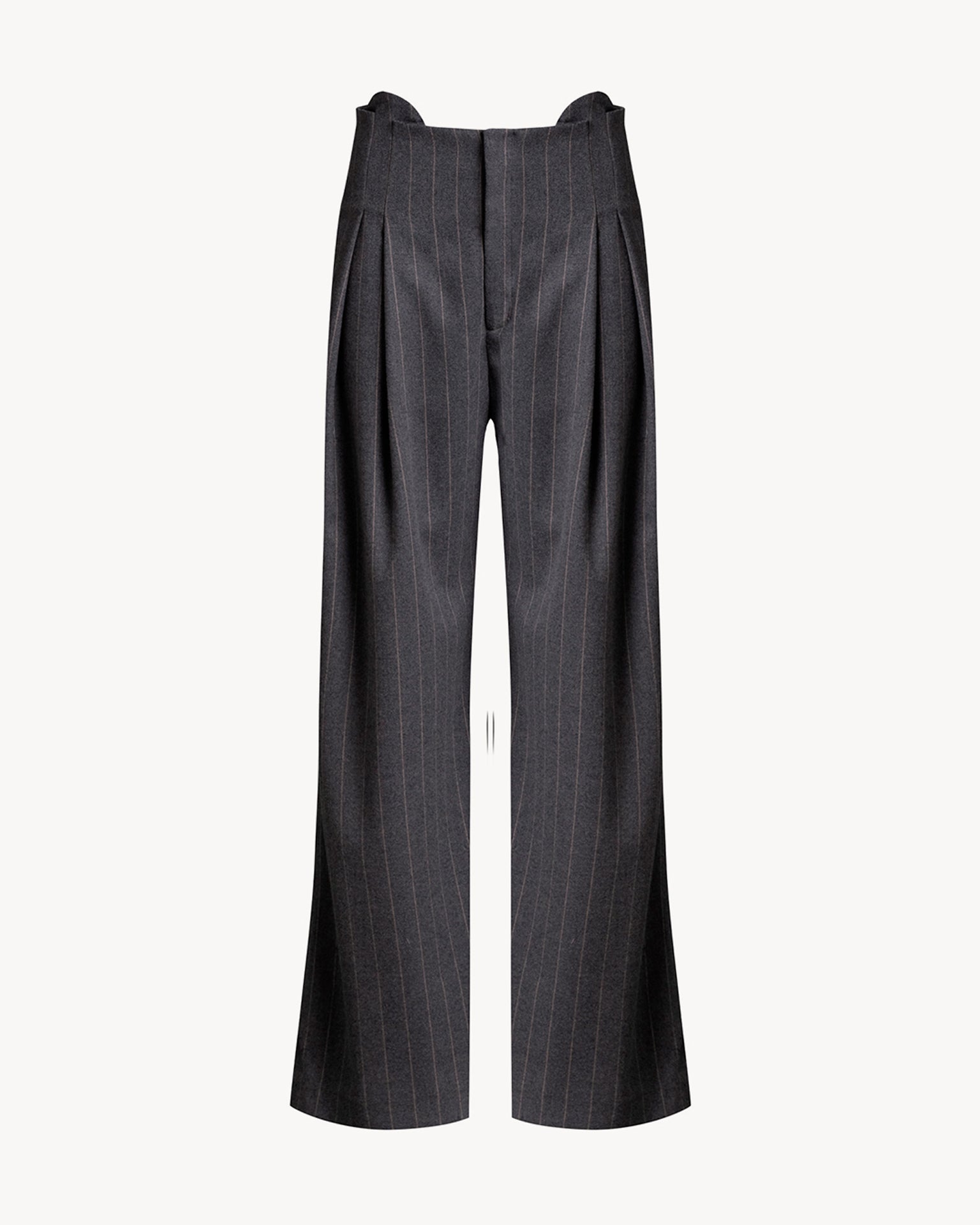 The Winter Wide Wool Stripe Grey