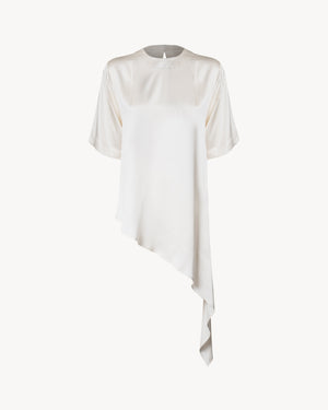 The Amber Tee Satin Vaniglia