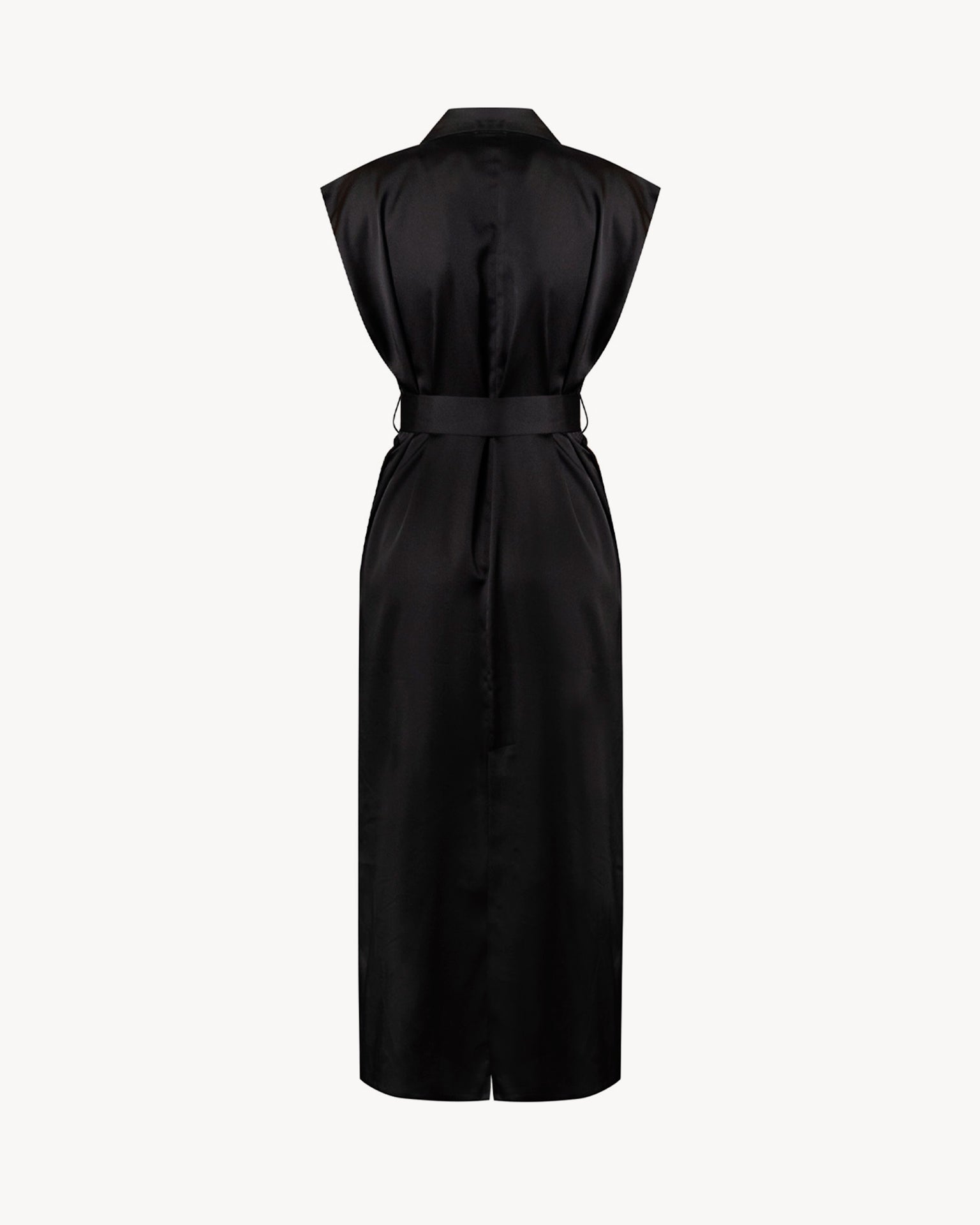 The Brenda Satin Black