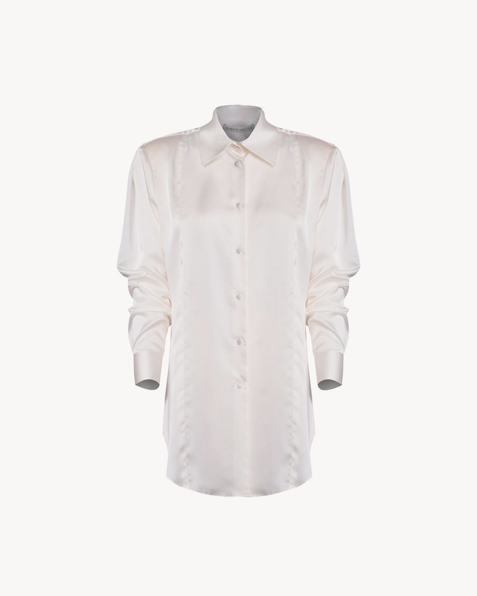 The Candela Satin Chalk White