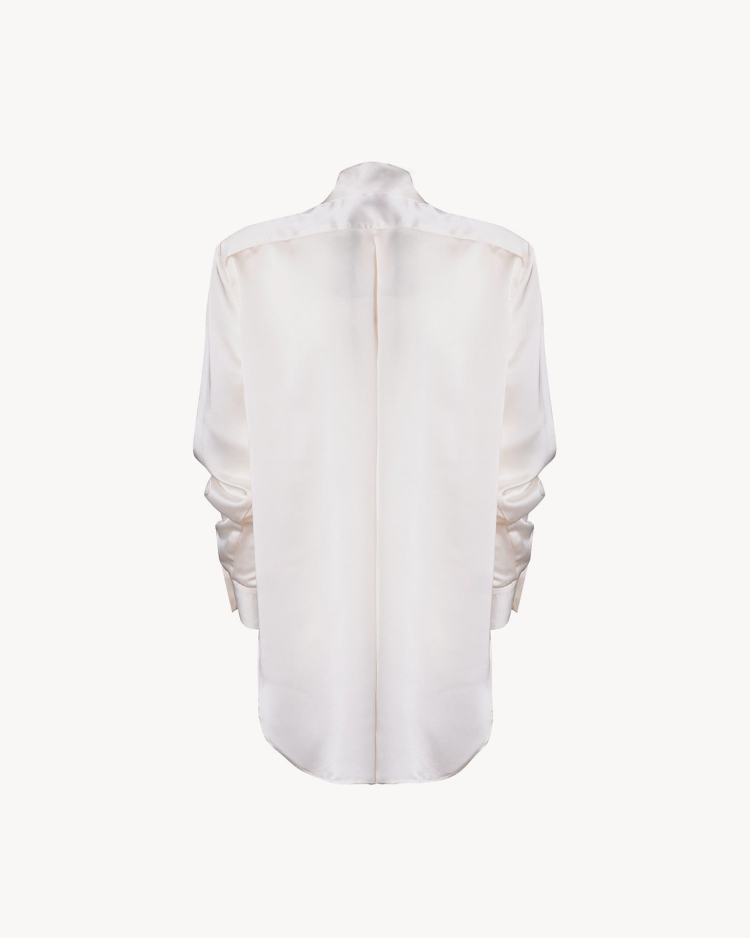 The Candela Satin Chalk White