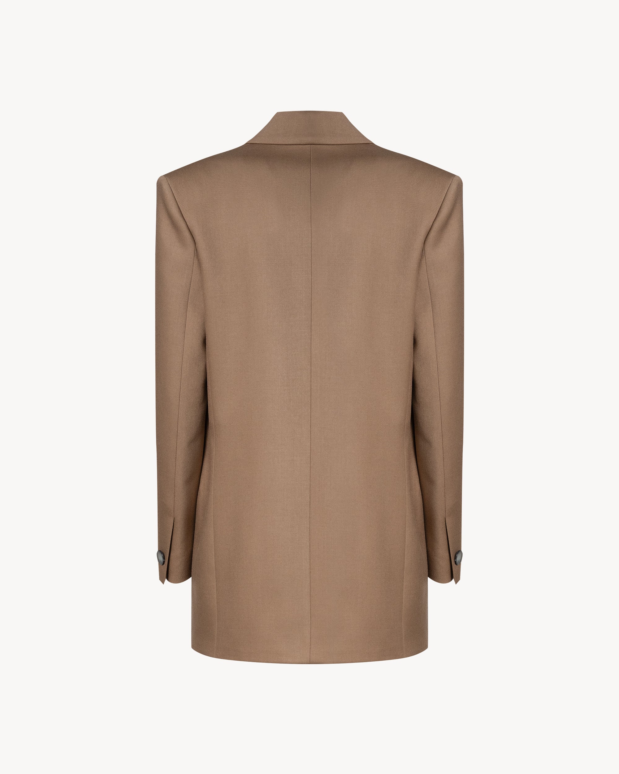 The Classic Blazer Flannel Camel