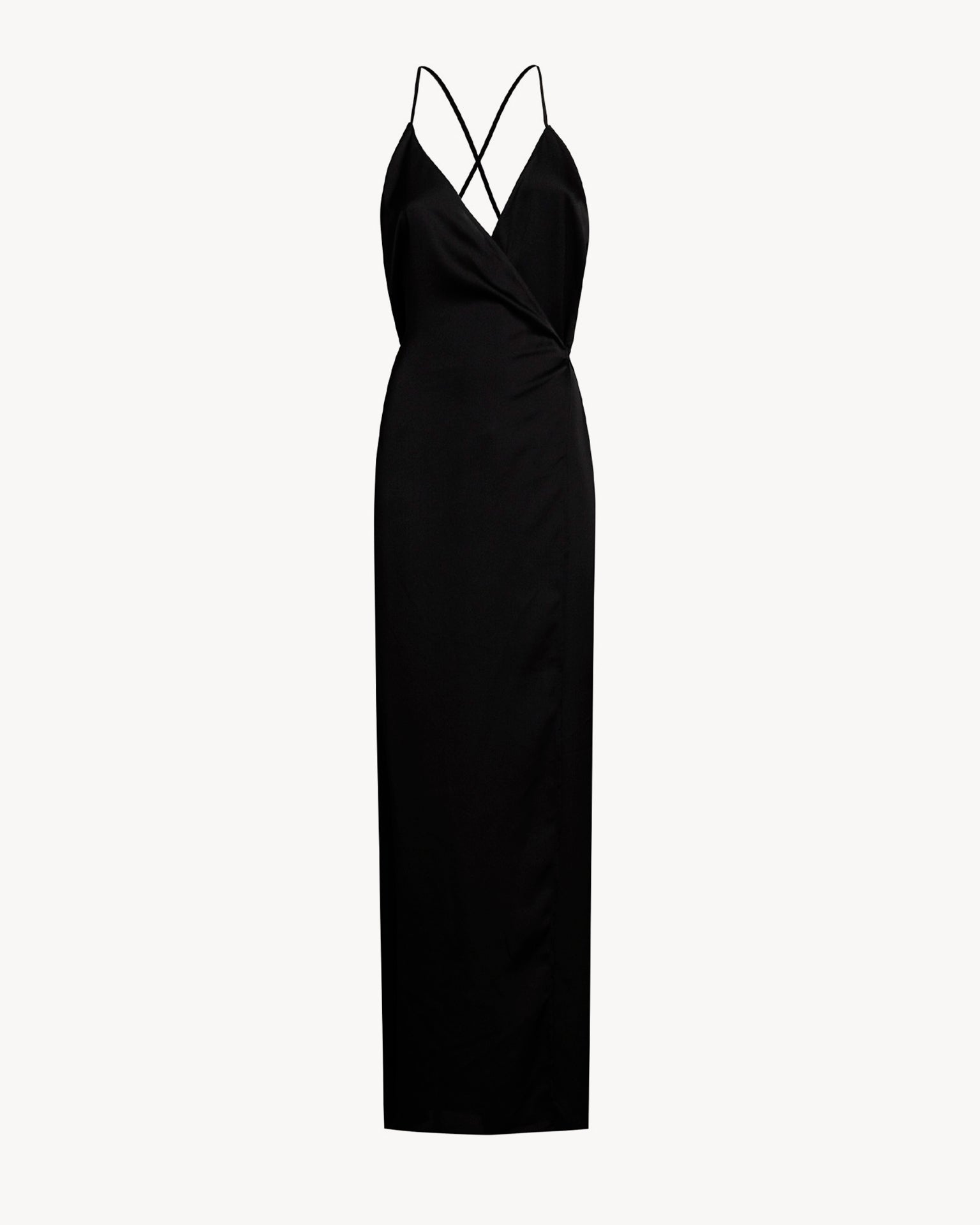 The Donna Satin Black