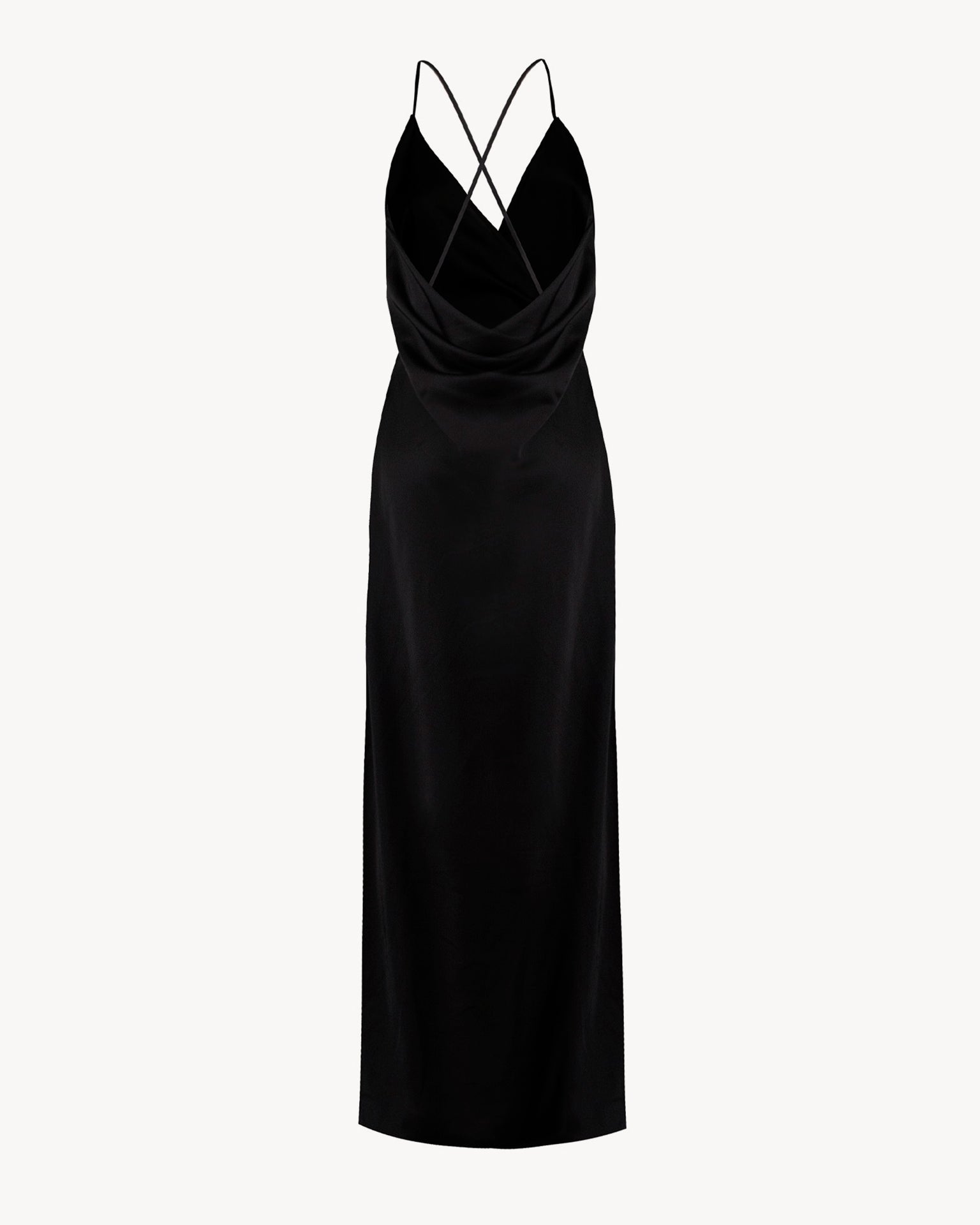 The Donna Satin Black