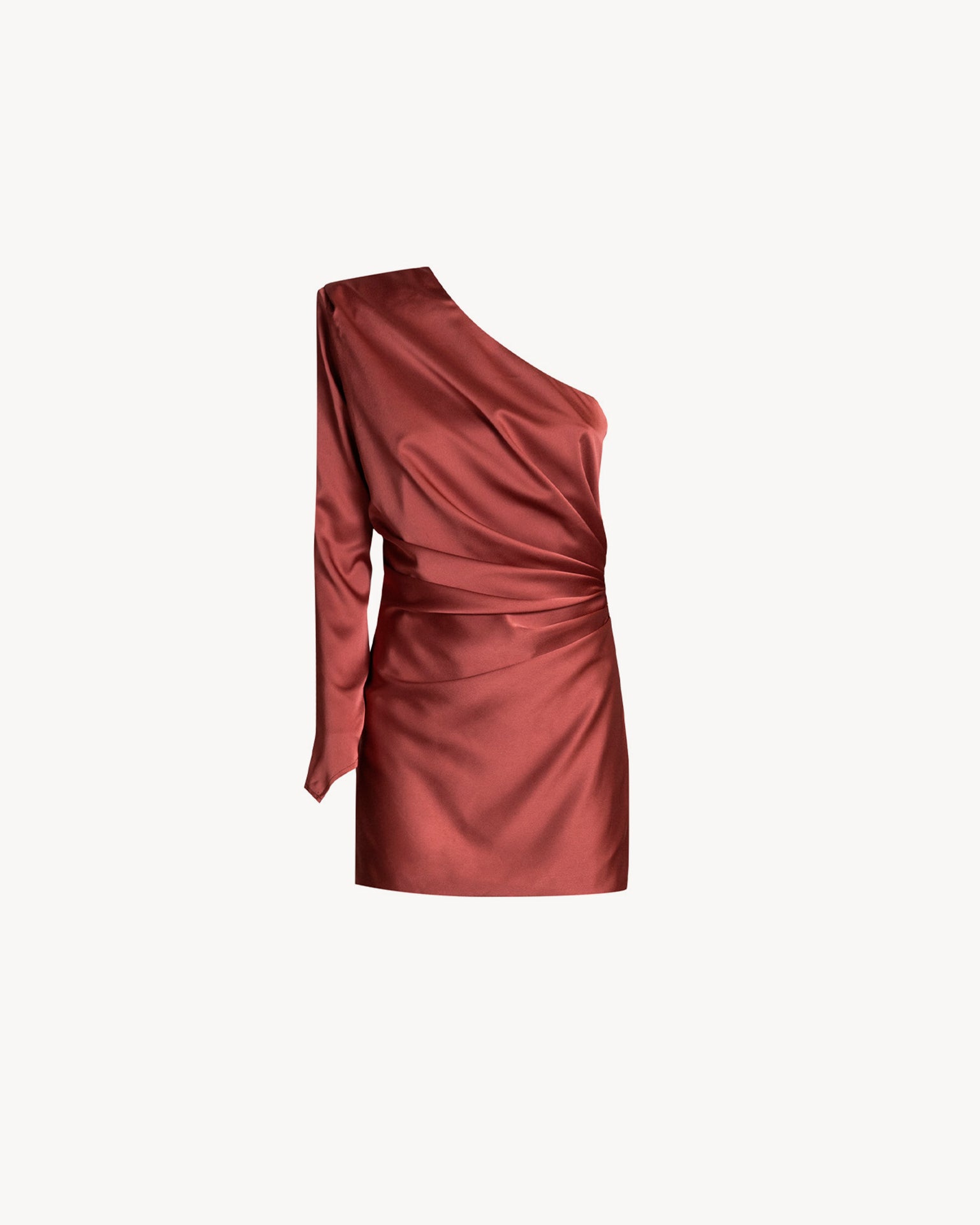 The Febe Satin Mahogany