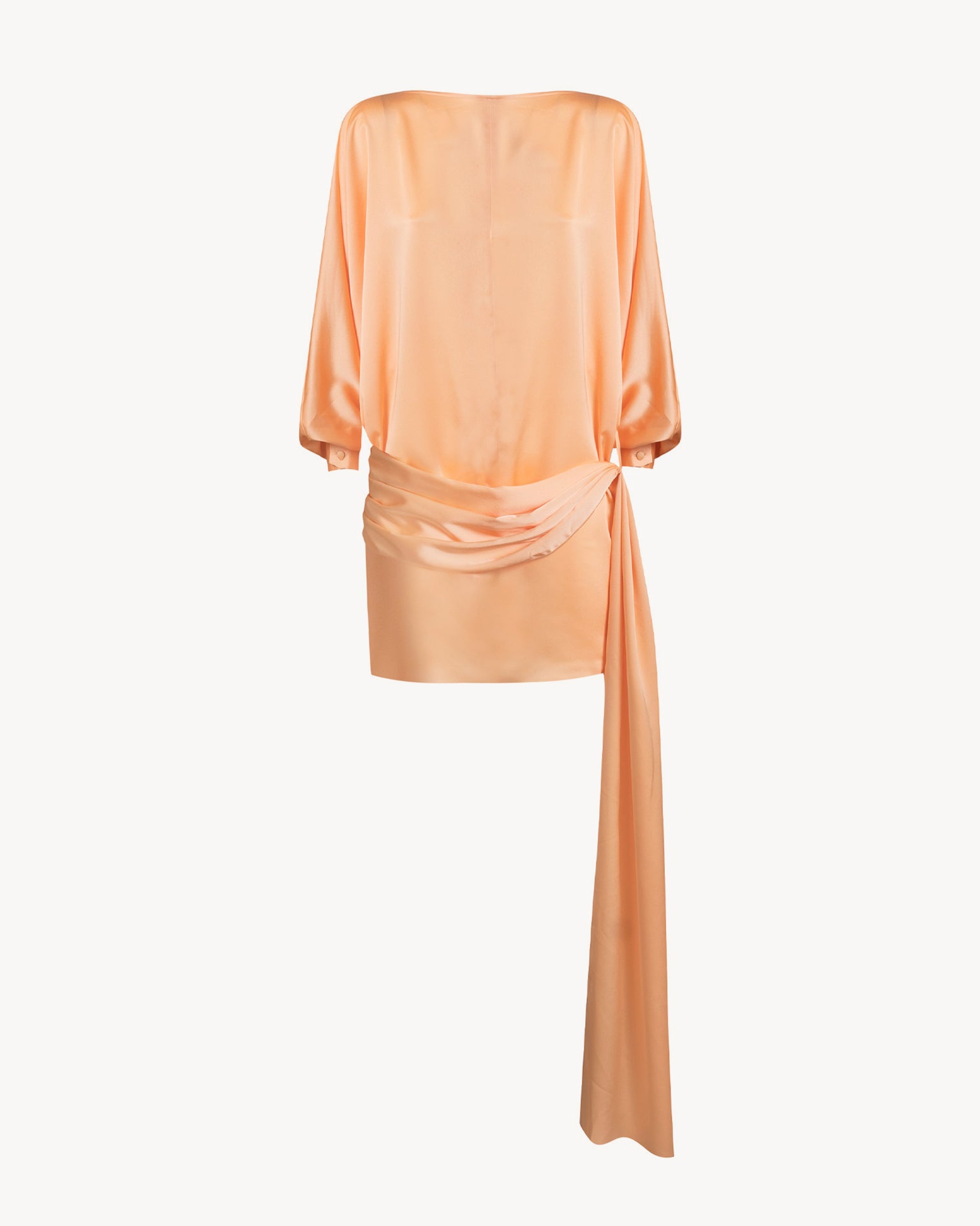 The Steffi Satin Apricoat