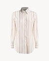 The Up Cotton Stripe Grey/Butter