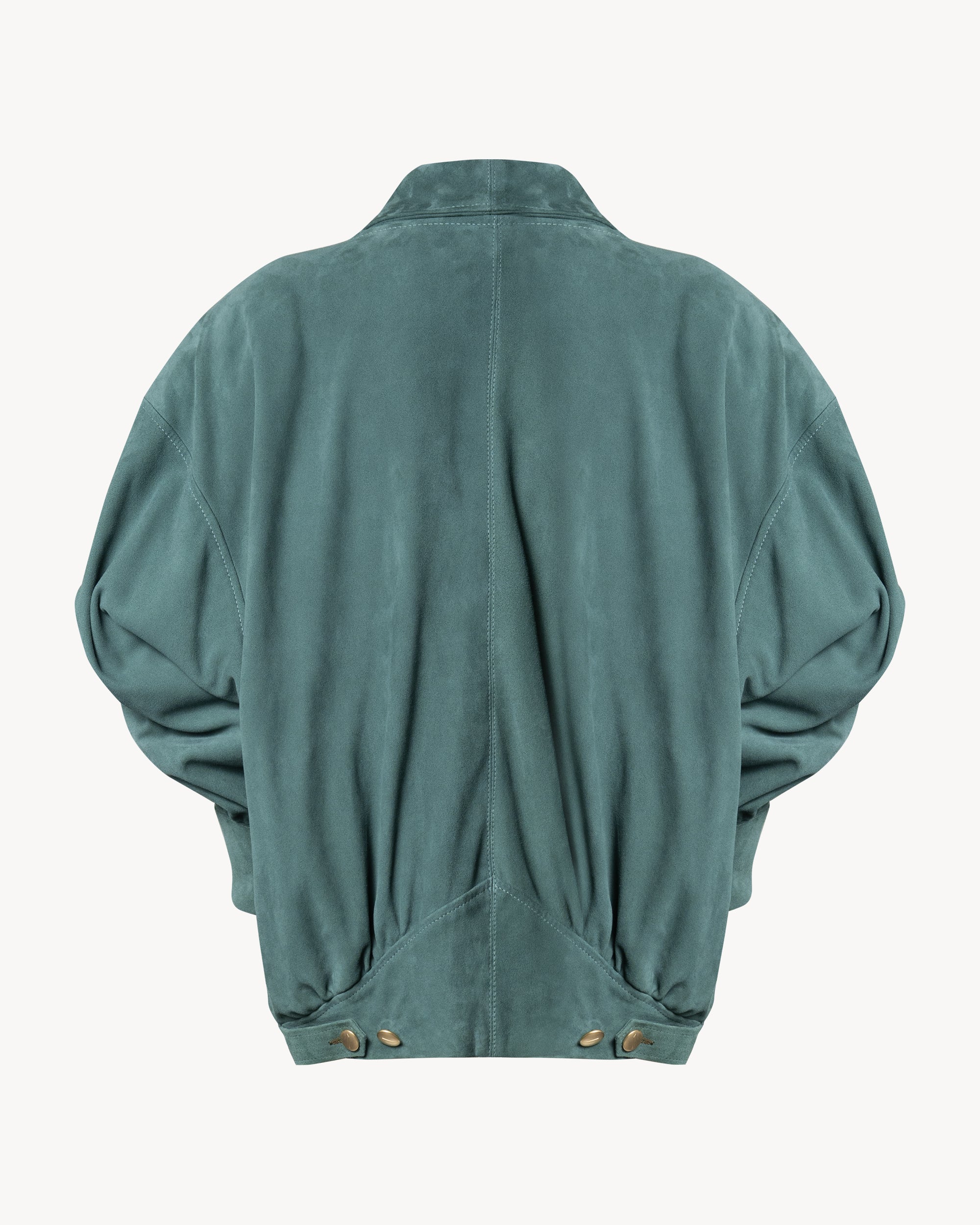 The Virgo Crop Genuine Leather Tobacco