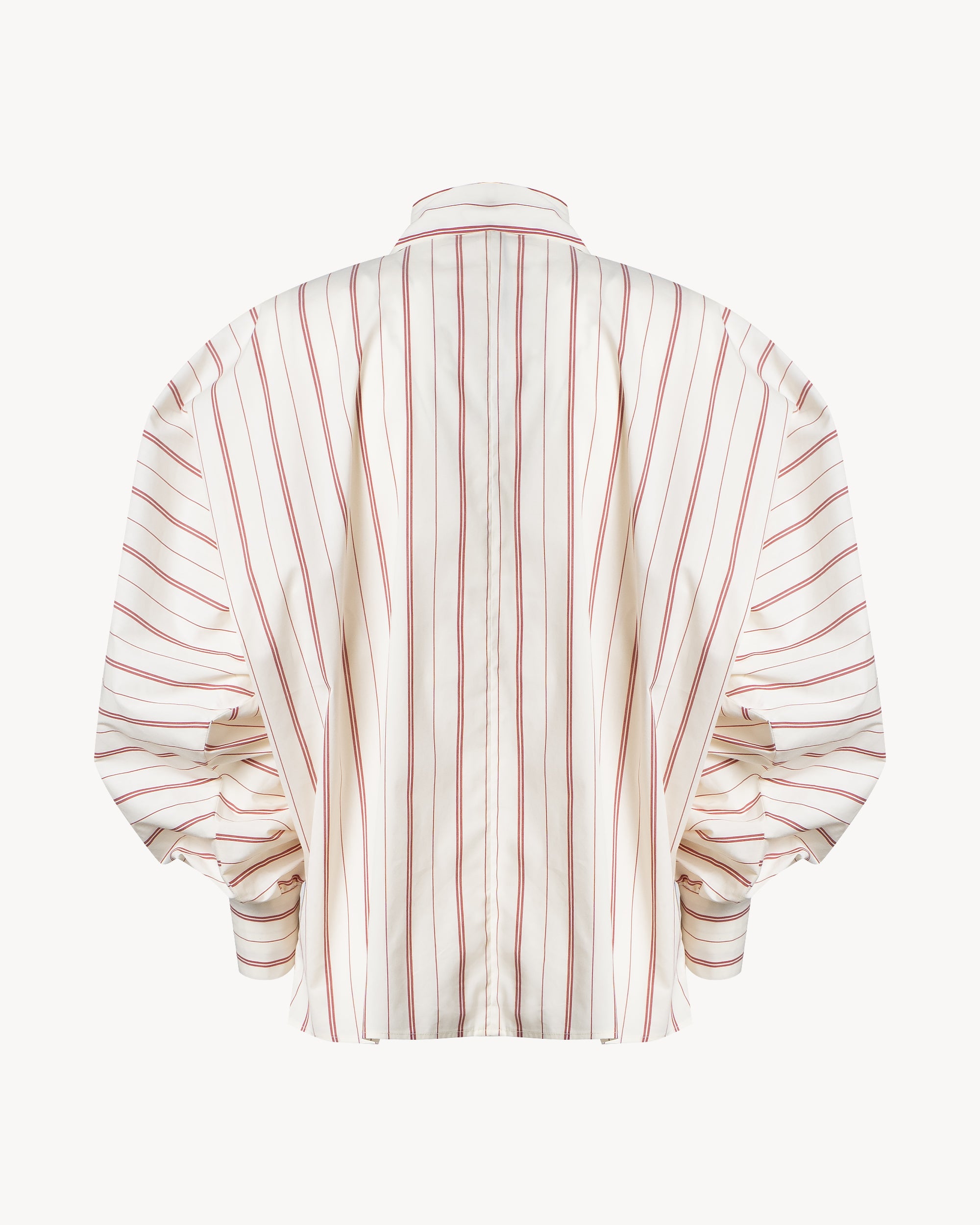 The Kim Top Cotton Stripe Butter/Red