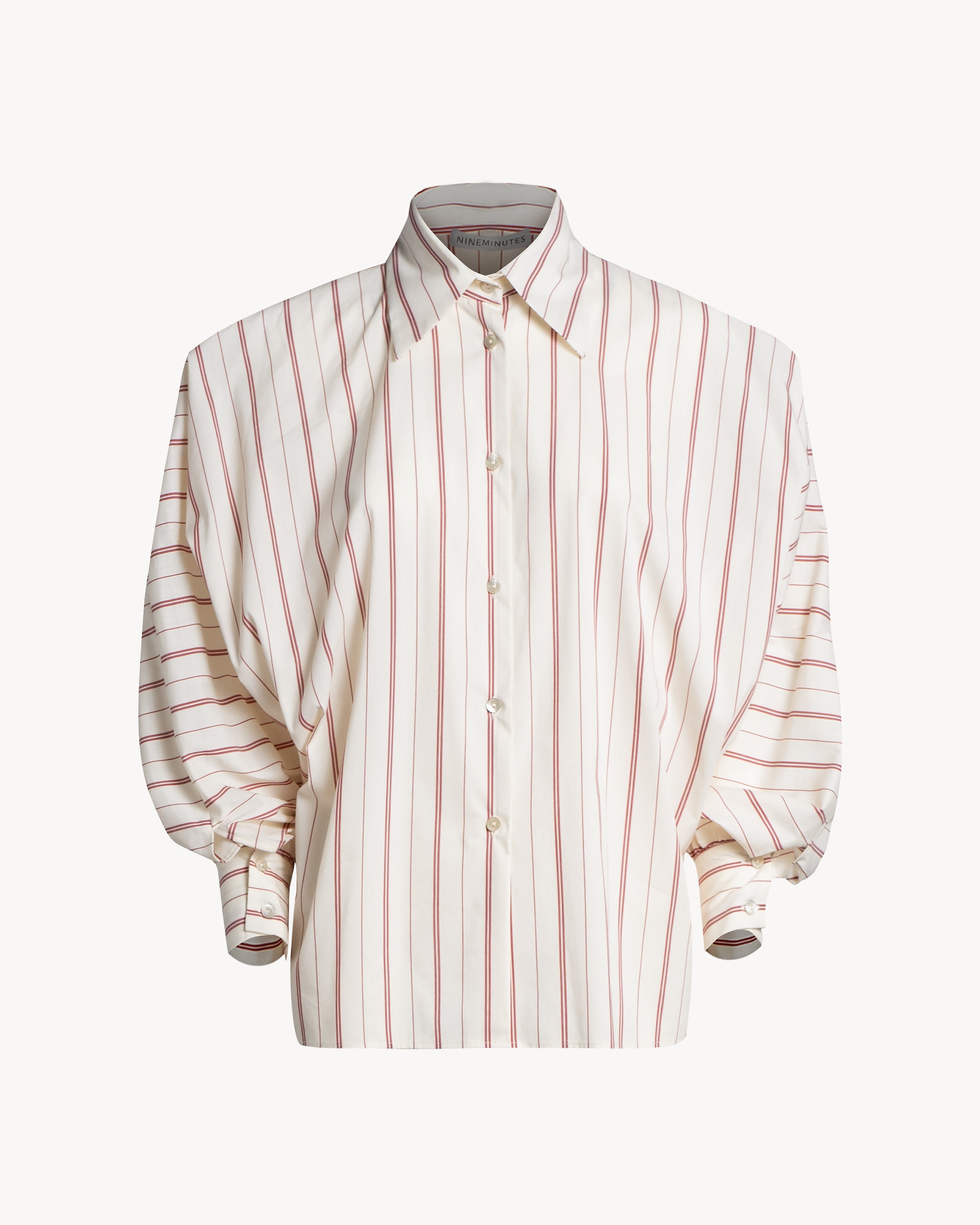 The Kim Top Cotton Stripe Butter/Red