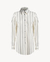 The Up Cotton Stripe Butter/Grey