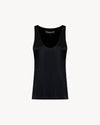 The Anja Top Satin Black