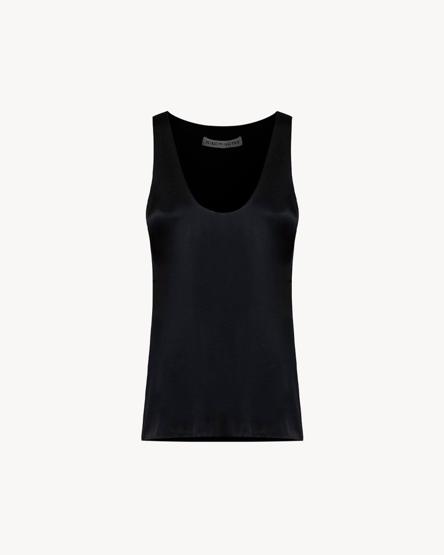 The Anja Top Satin Black