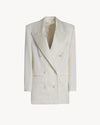The Blazer Satin Champagne