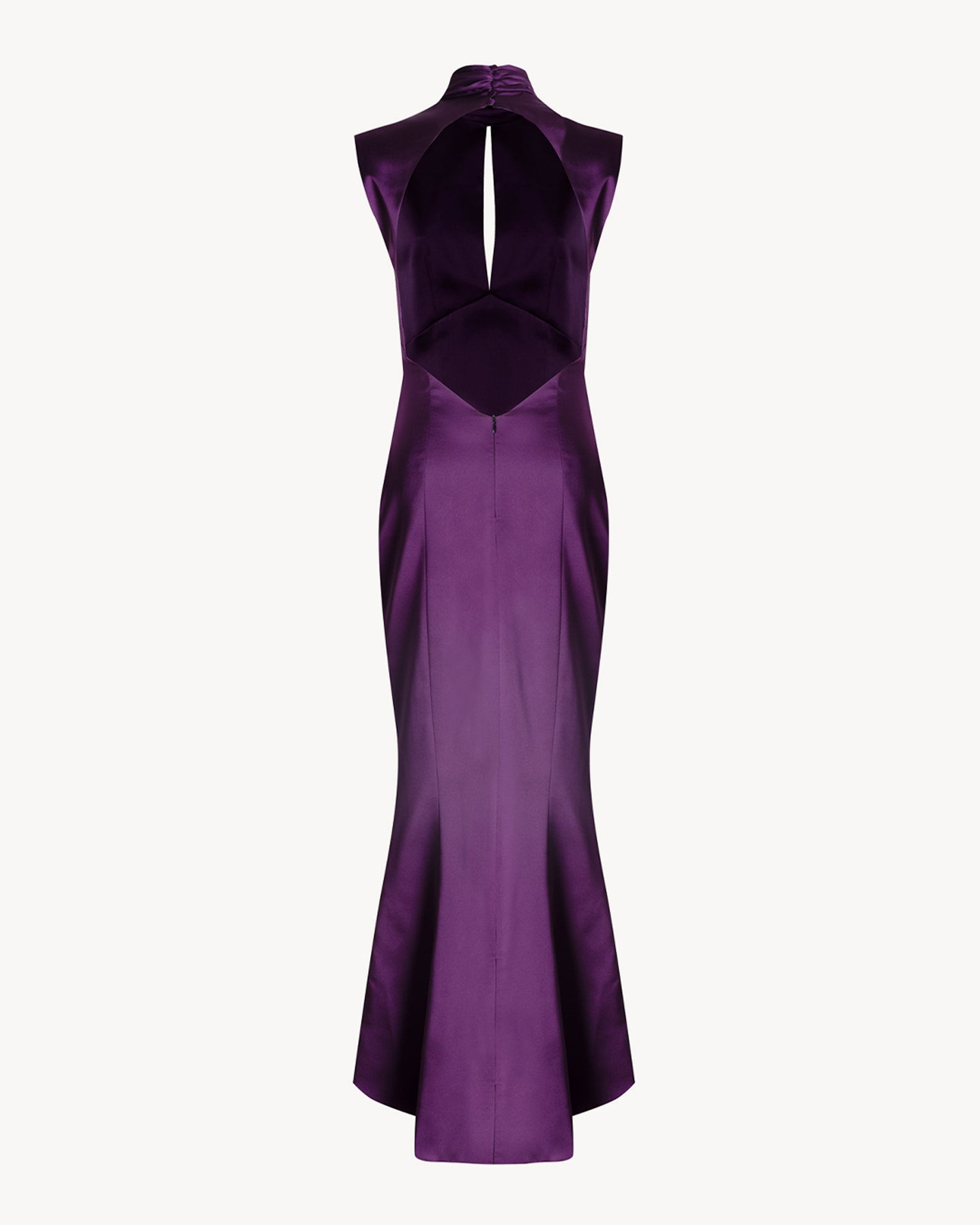 The Bonnie Dress Double Aubergine