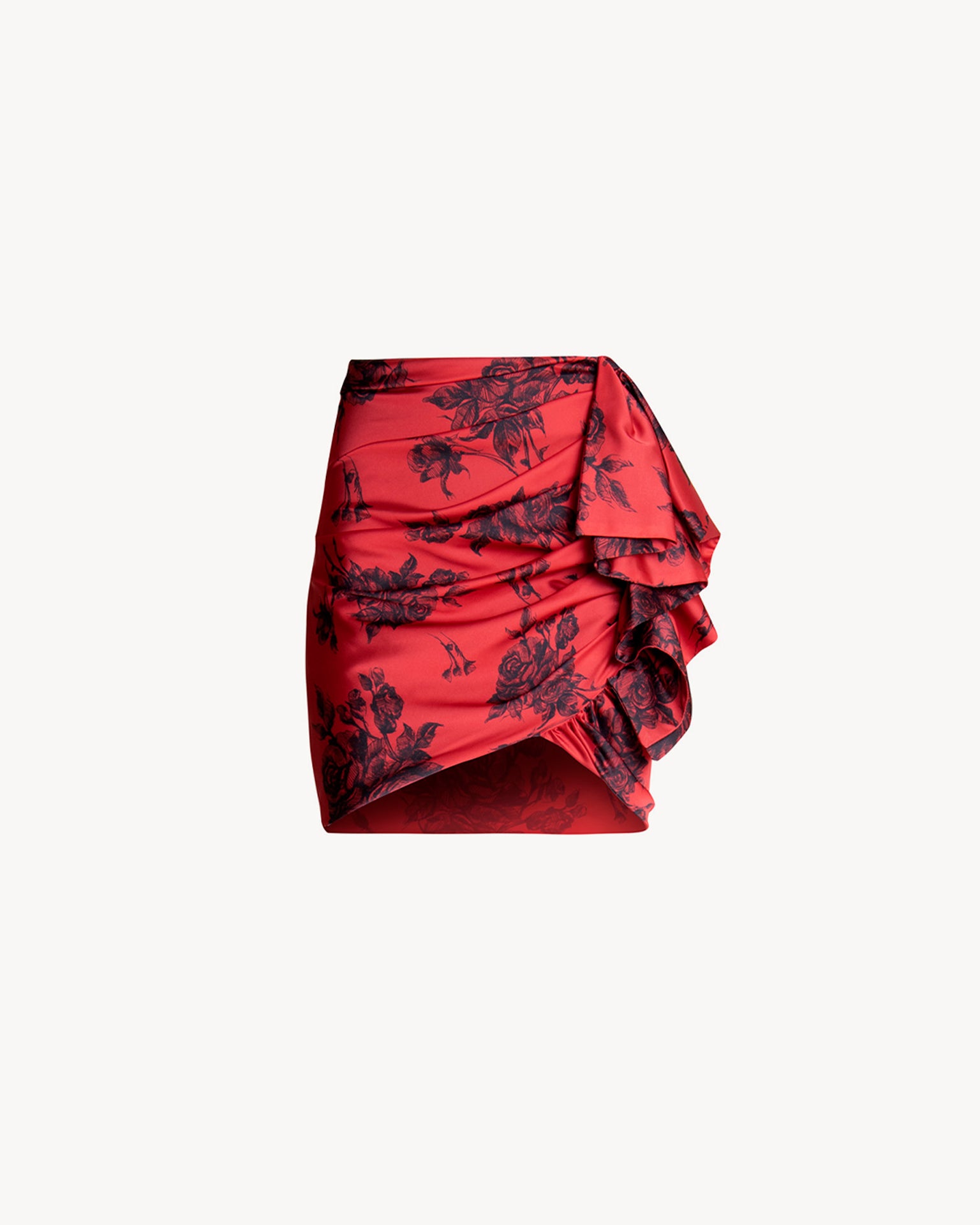The Curling Skirt Red Flower