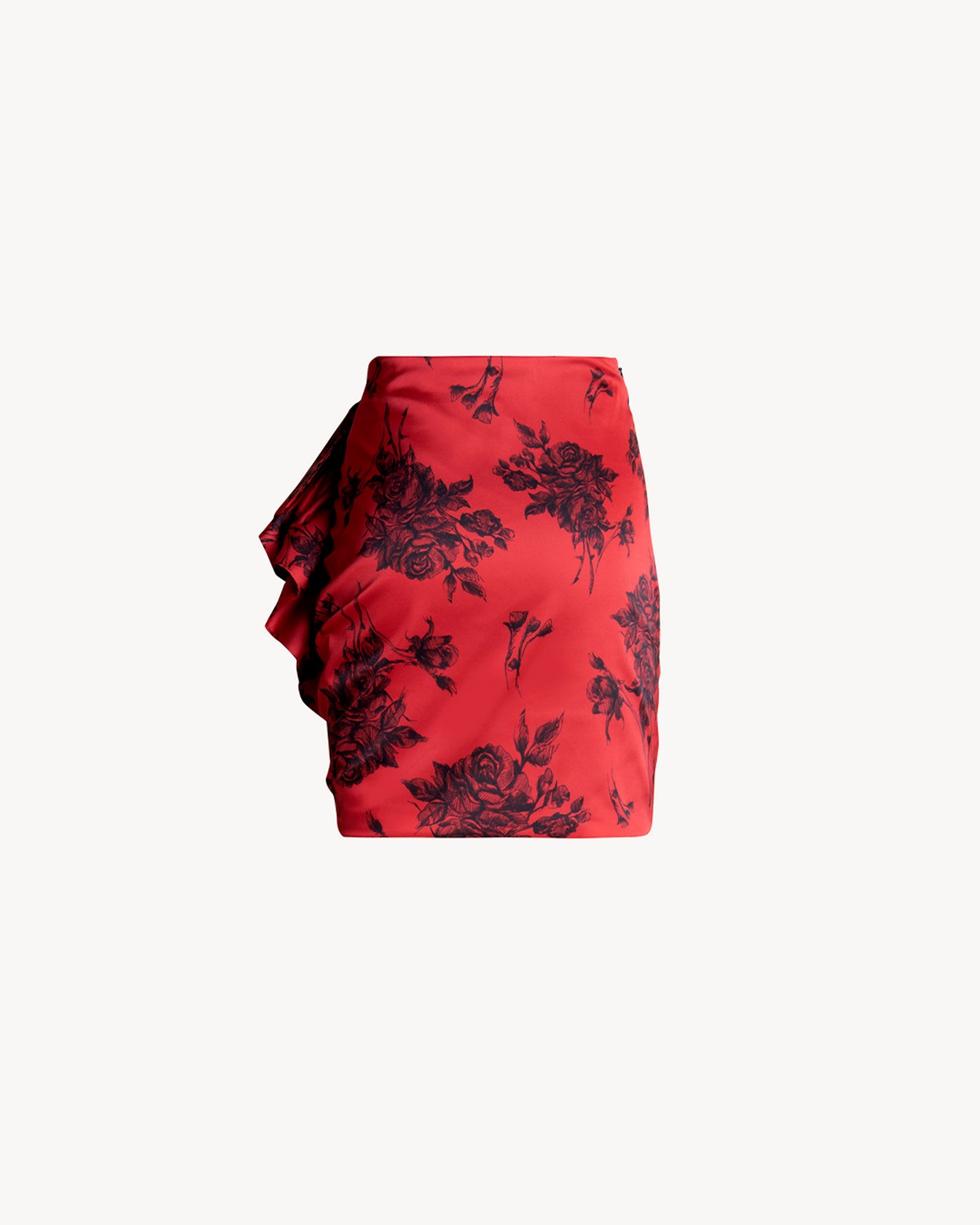 The Curling Skirt Red Flower
