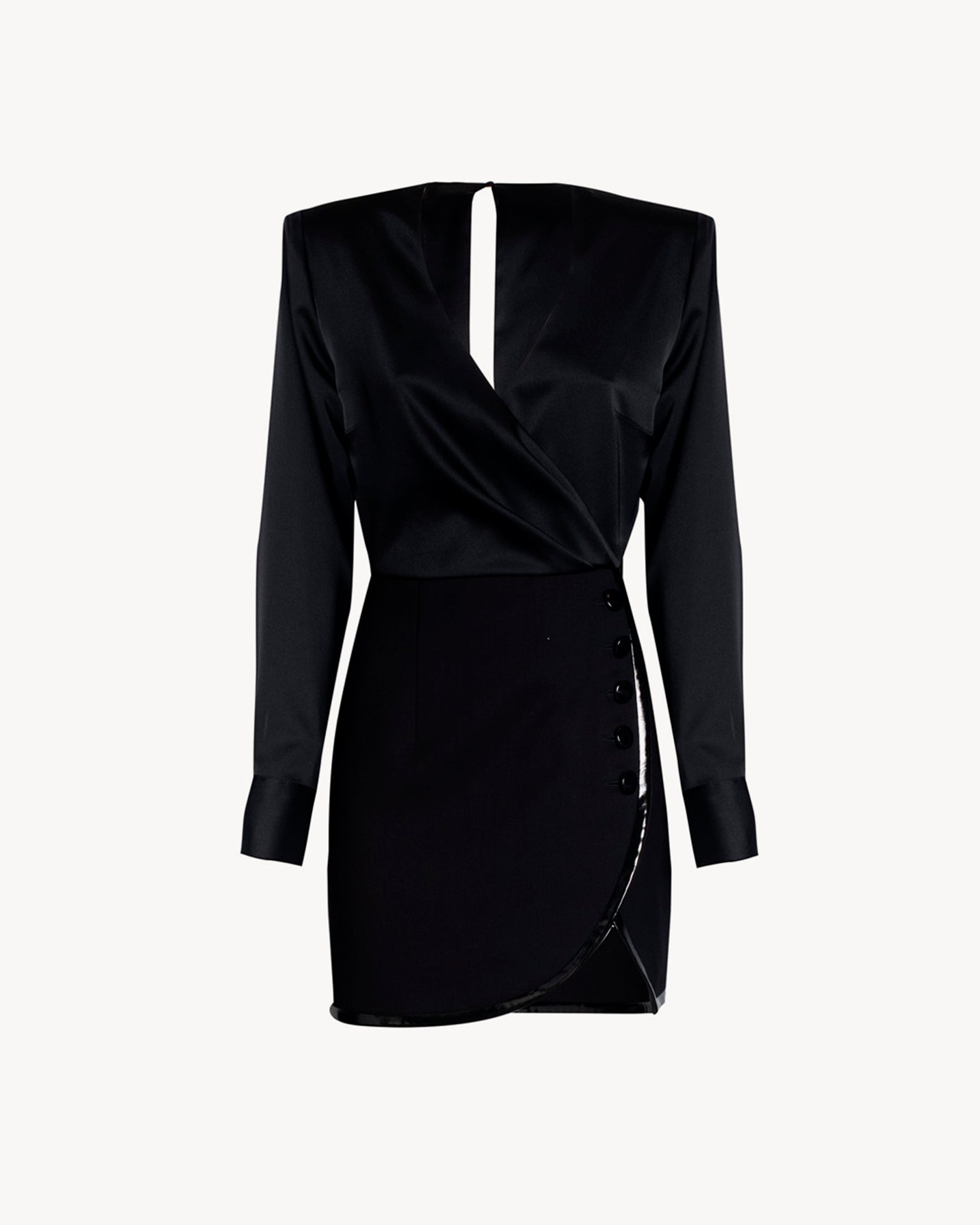 The Grace Dress Wool Black