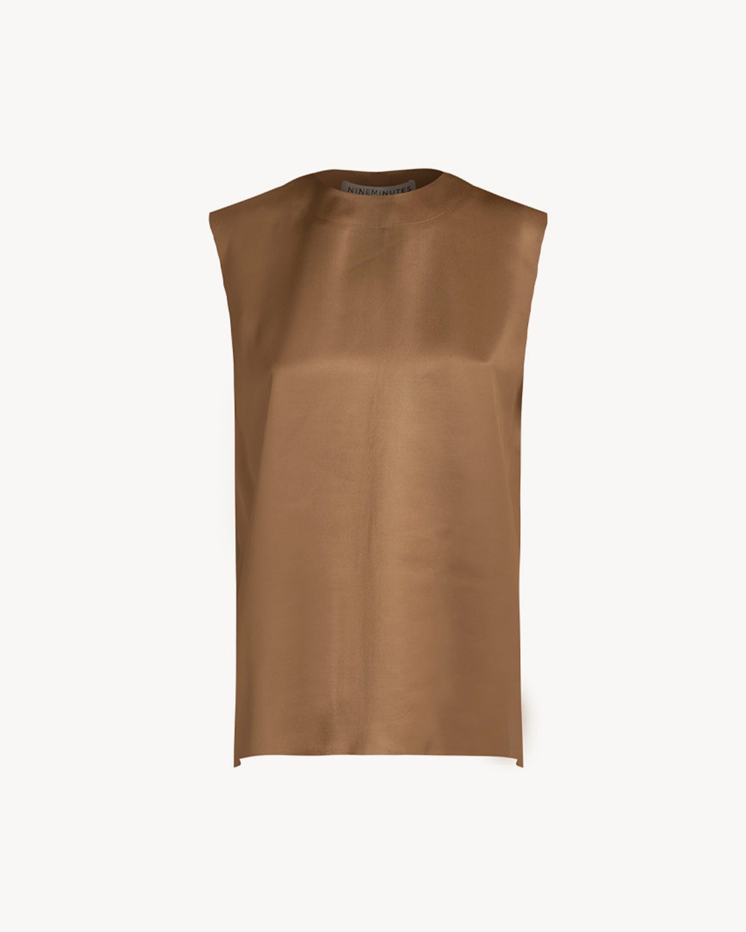 The Janis Top Satin Kaki