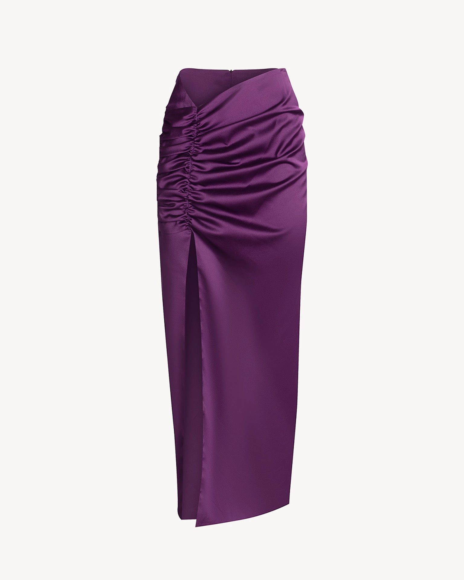 The Long Curling Double Aubergine