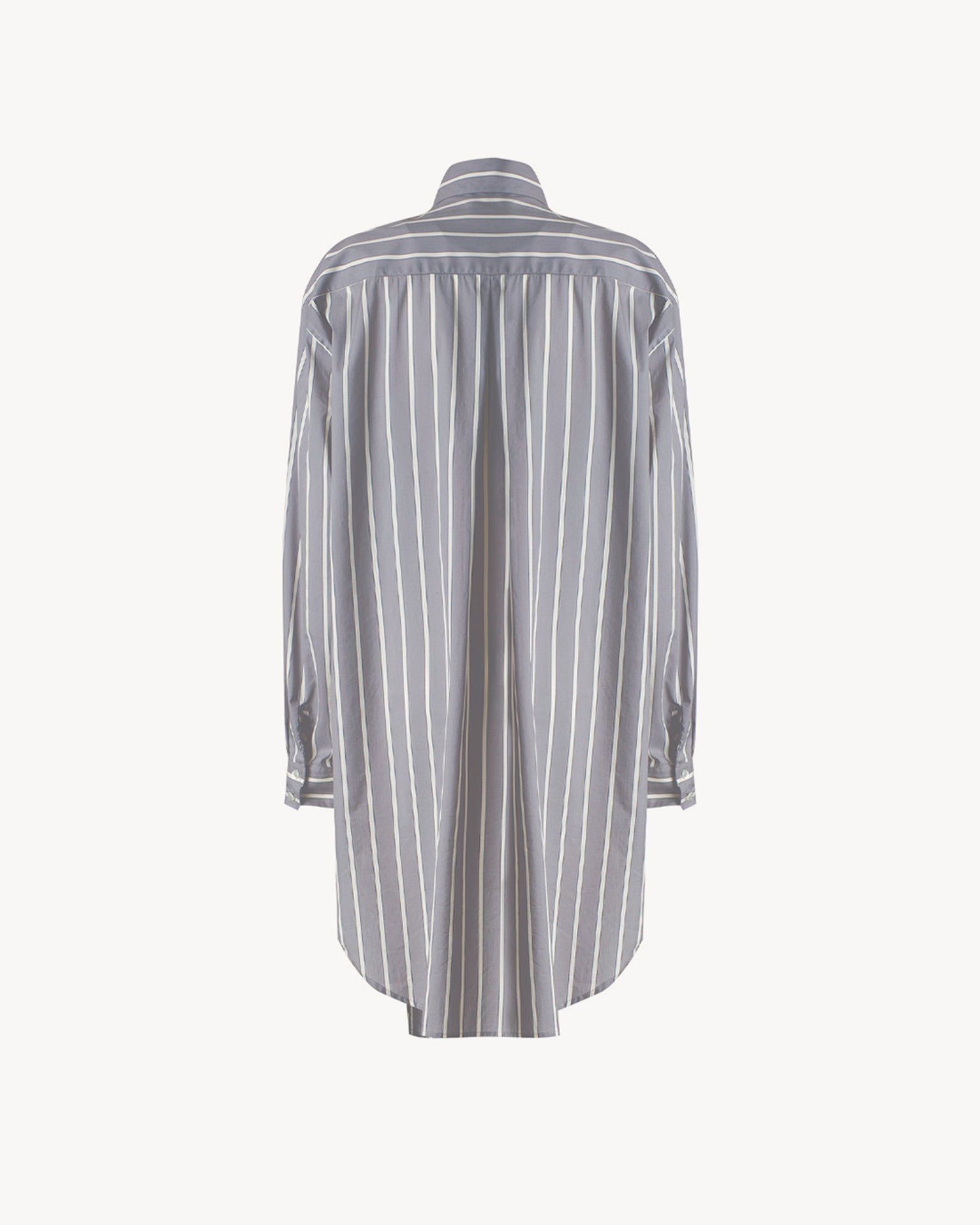 The Mama Large Cotton Stripe Grey