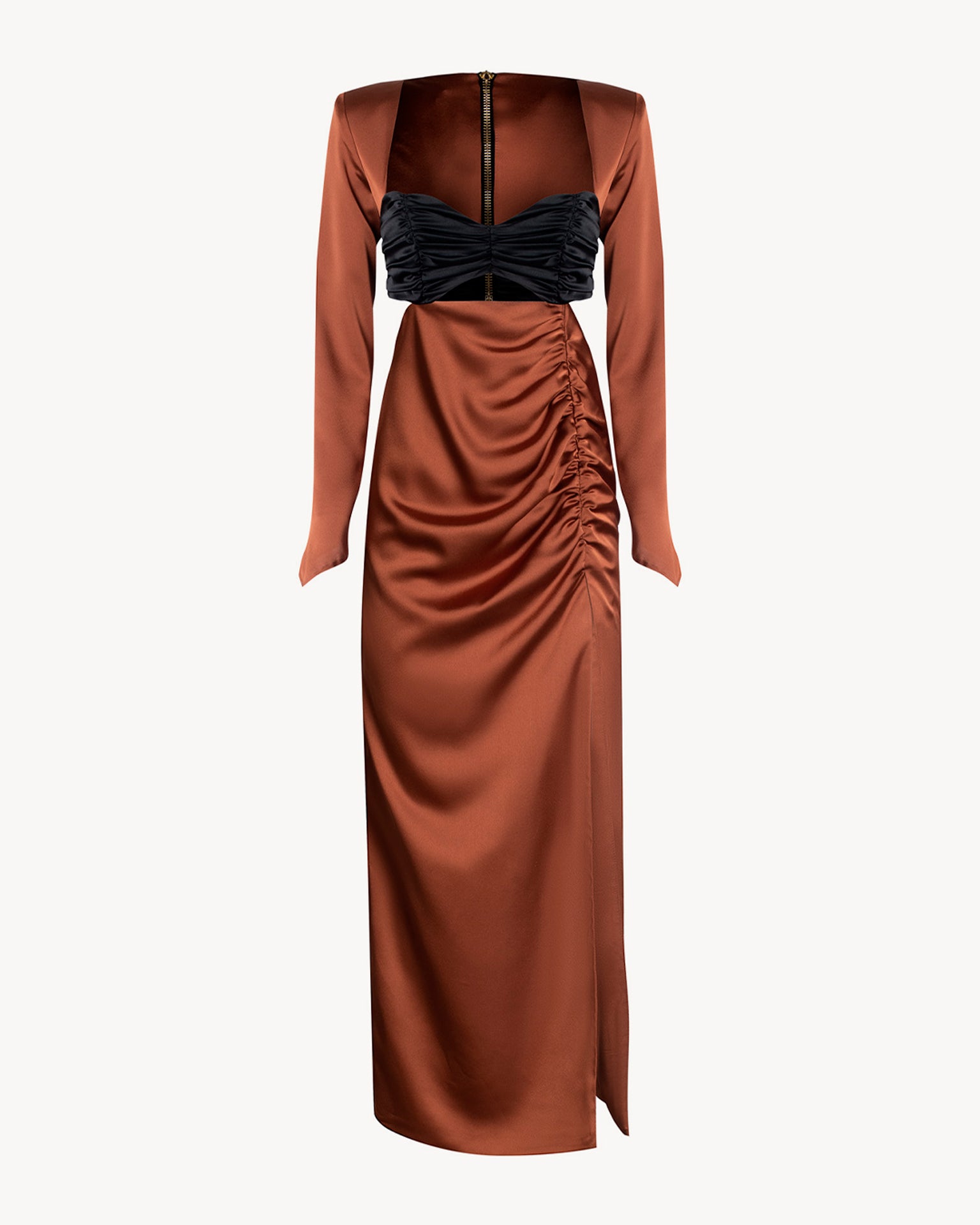 The Marlene Dress Black/Bronze