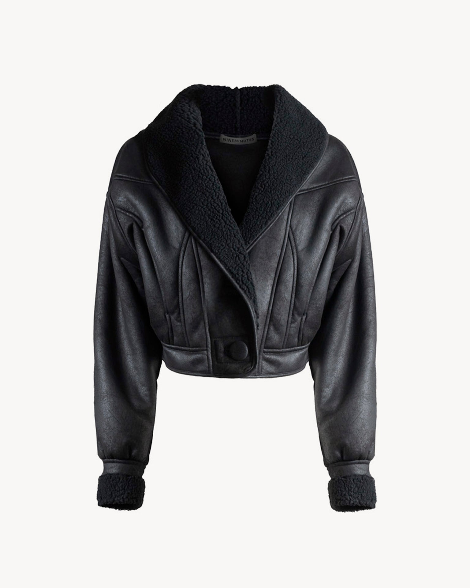 The Mini Shearling Black