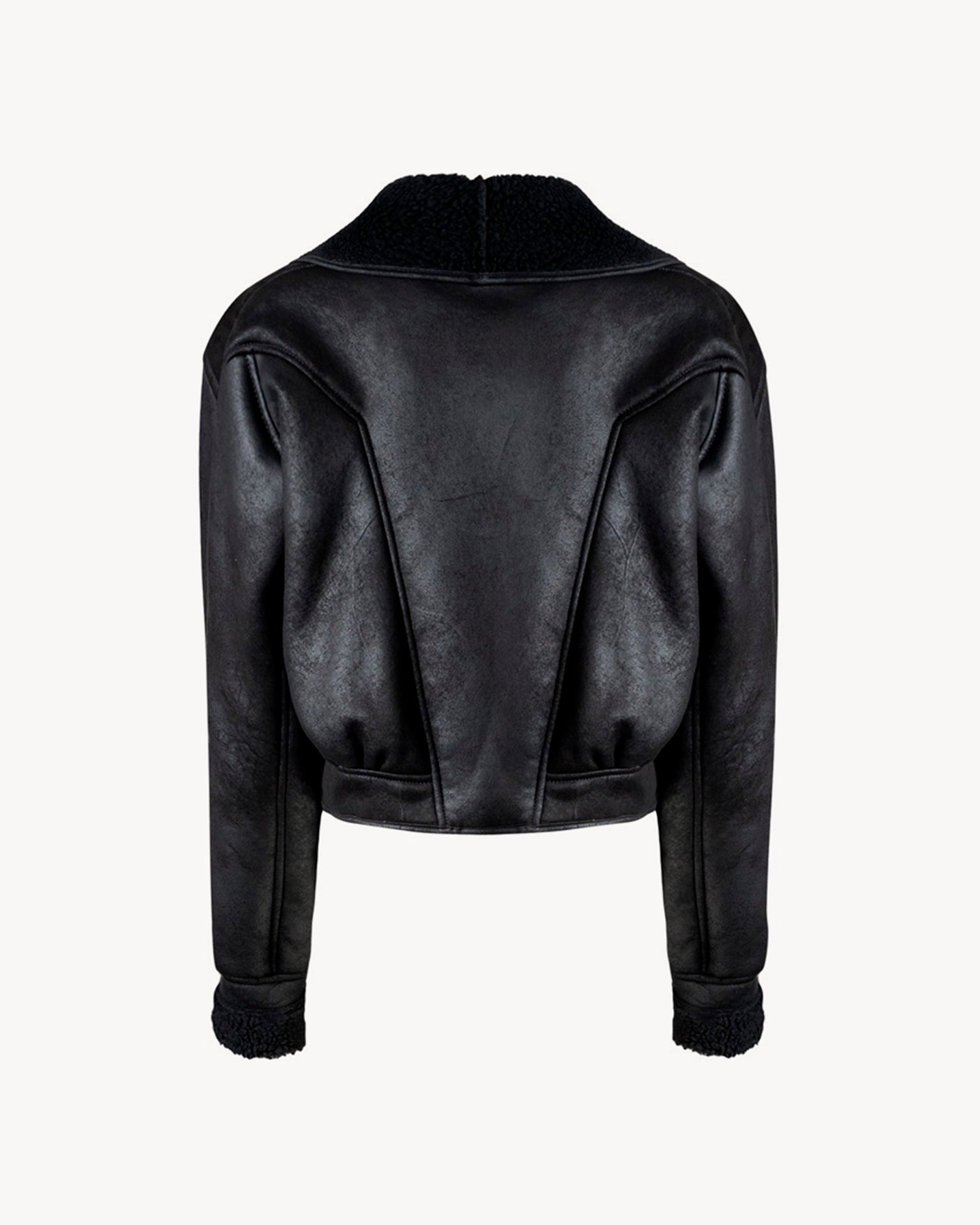 The Mini Shearling Black