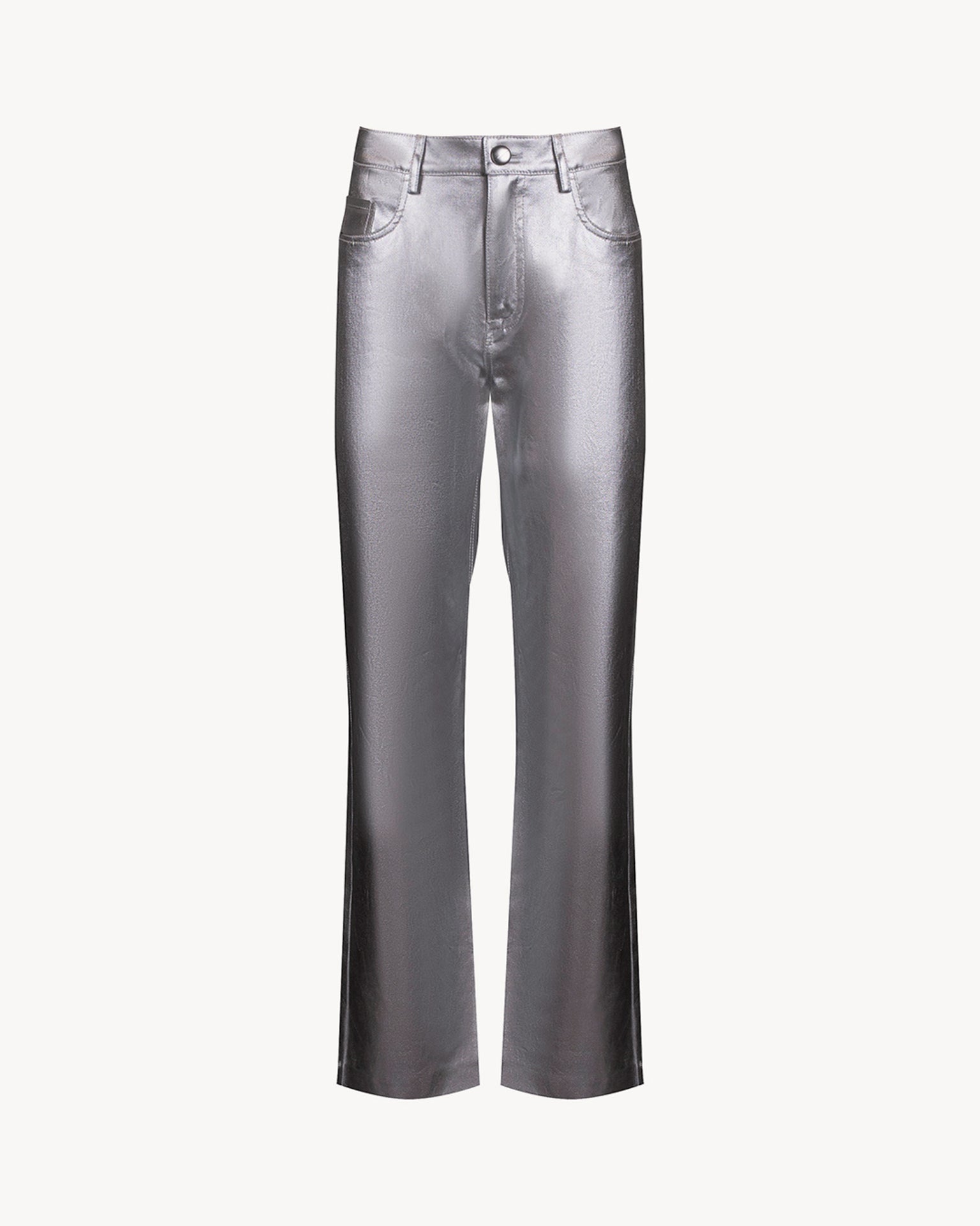 The Riviera Pants Silver Denim