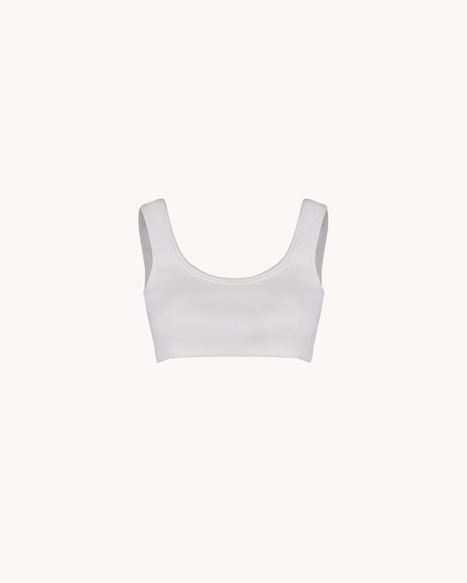 The Tank Crop Cotton White