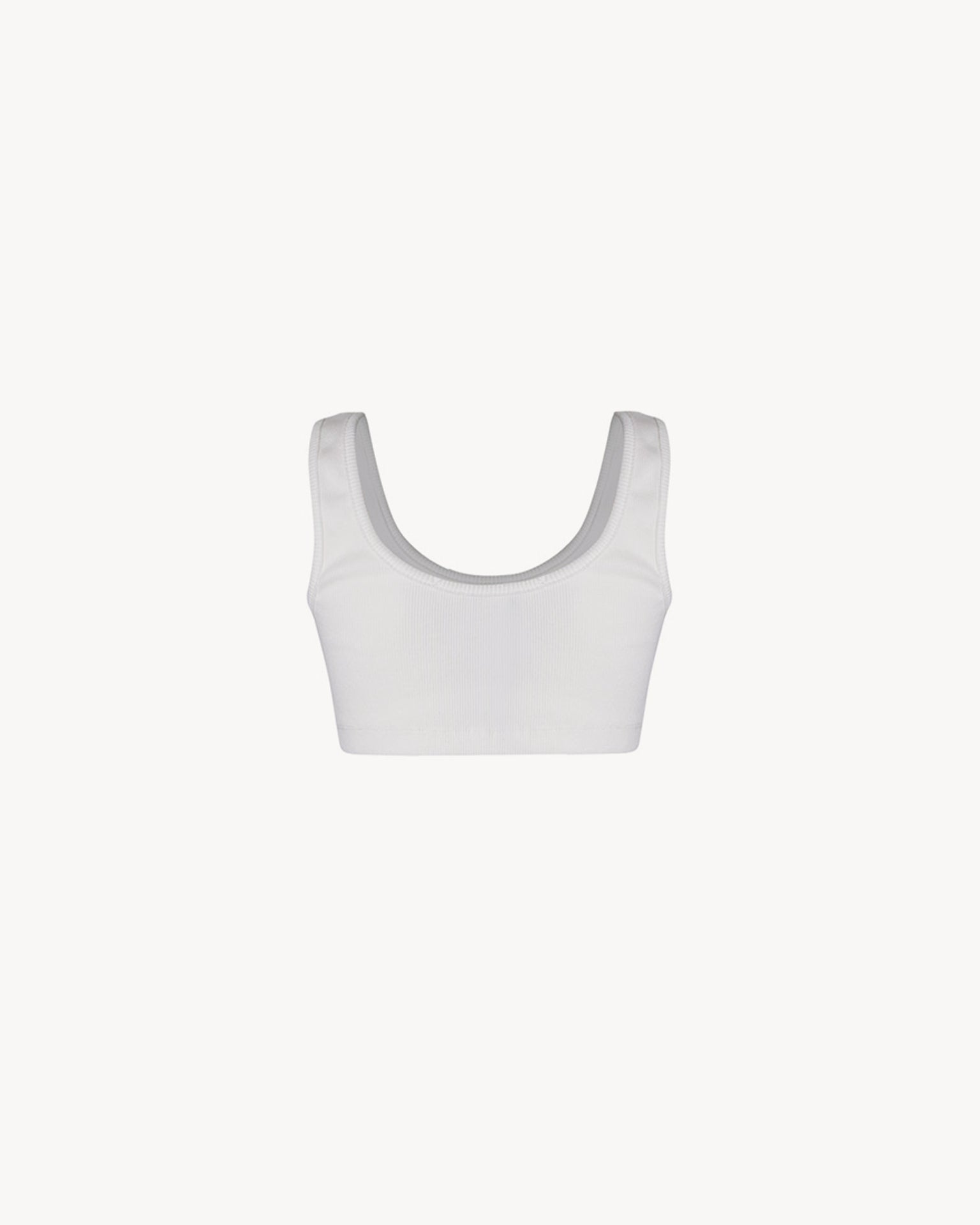 The Tank Crop Cotton White