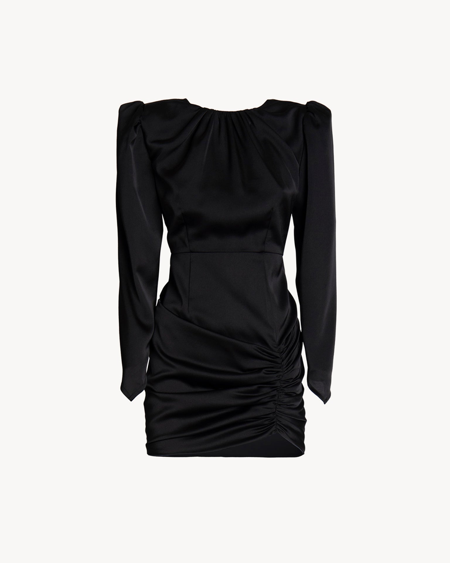 The Valentine Dress Silk Black