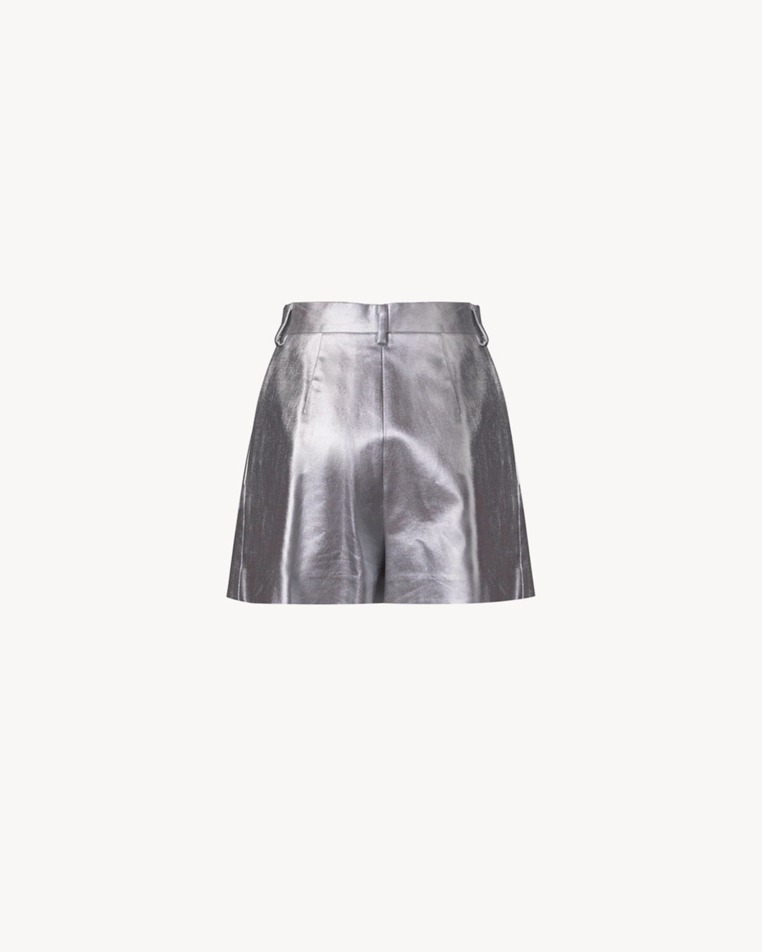 The Woman Short Silver