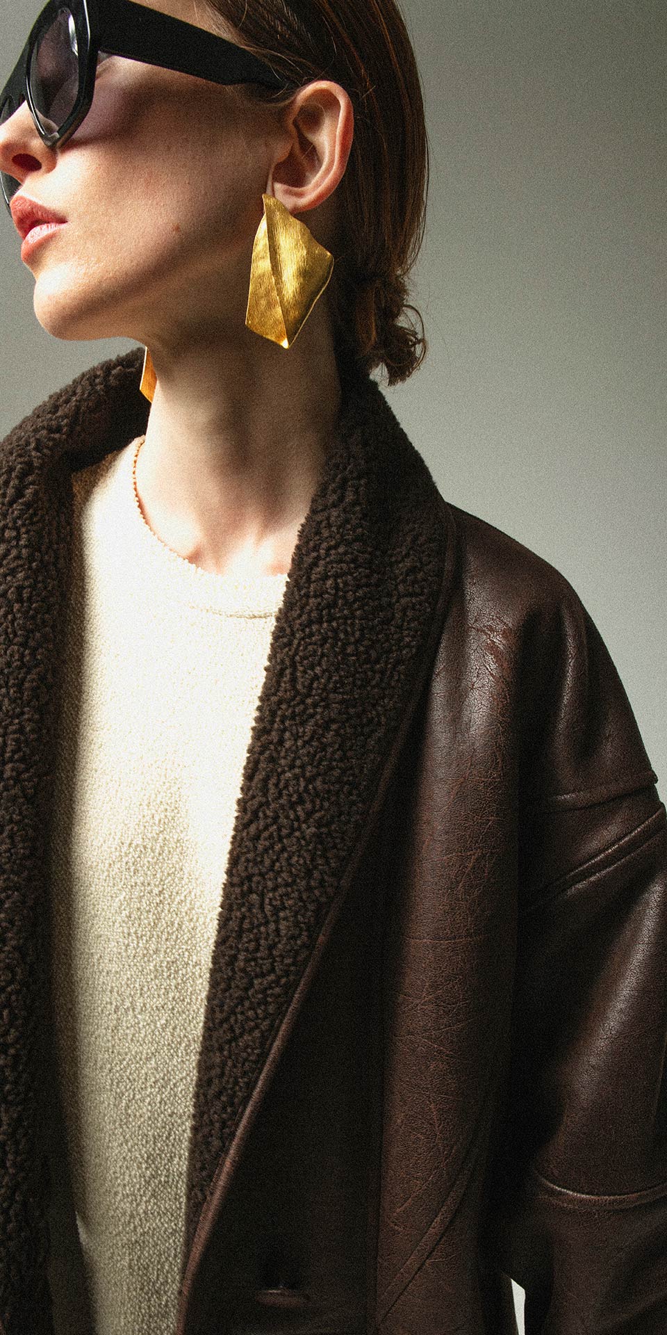 THE CLASSIC SHEARLING BROWN