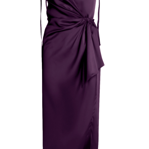 COLOR  BY YOU – THE NUIT DRESS AUBERGINE