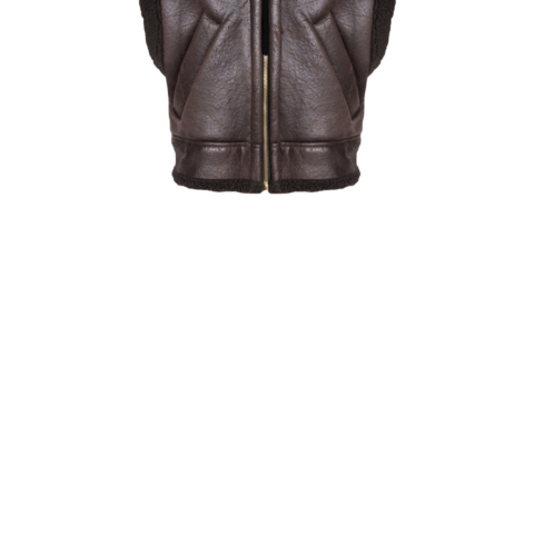 THE GILET SHEARLING BROWN