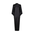 THE KIM DRESS SATINBLACK1