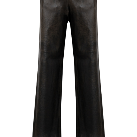 AW24/25 – THE WOMAN SUBMARINE PANTS LEATHER VINTAGE